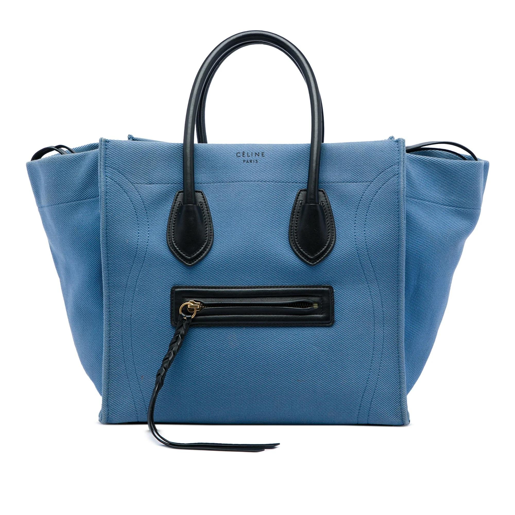 Luggage pony-style calfskin handbag