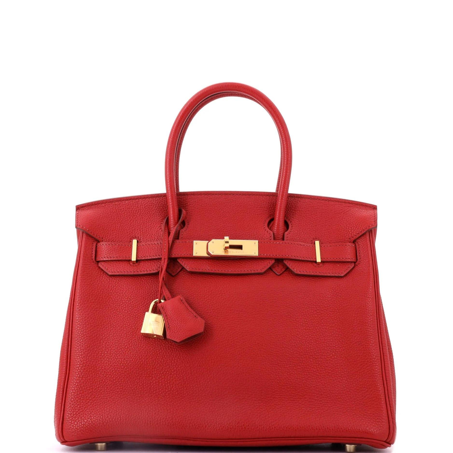 Birkin 30 leather tote