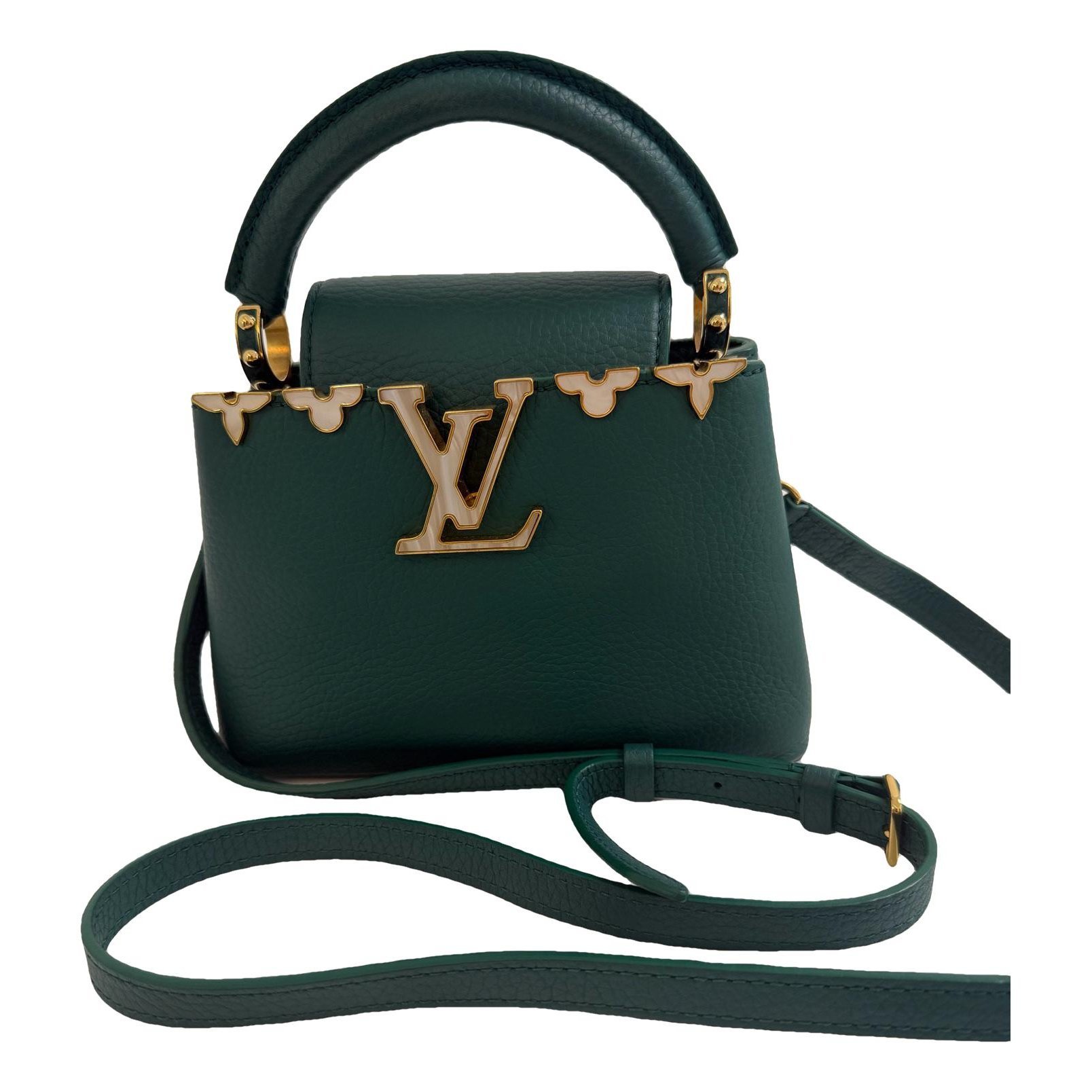 Capucines leather handbag
