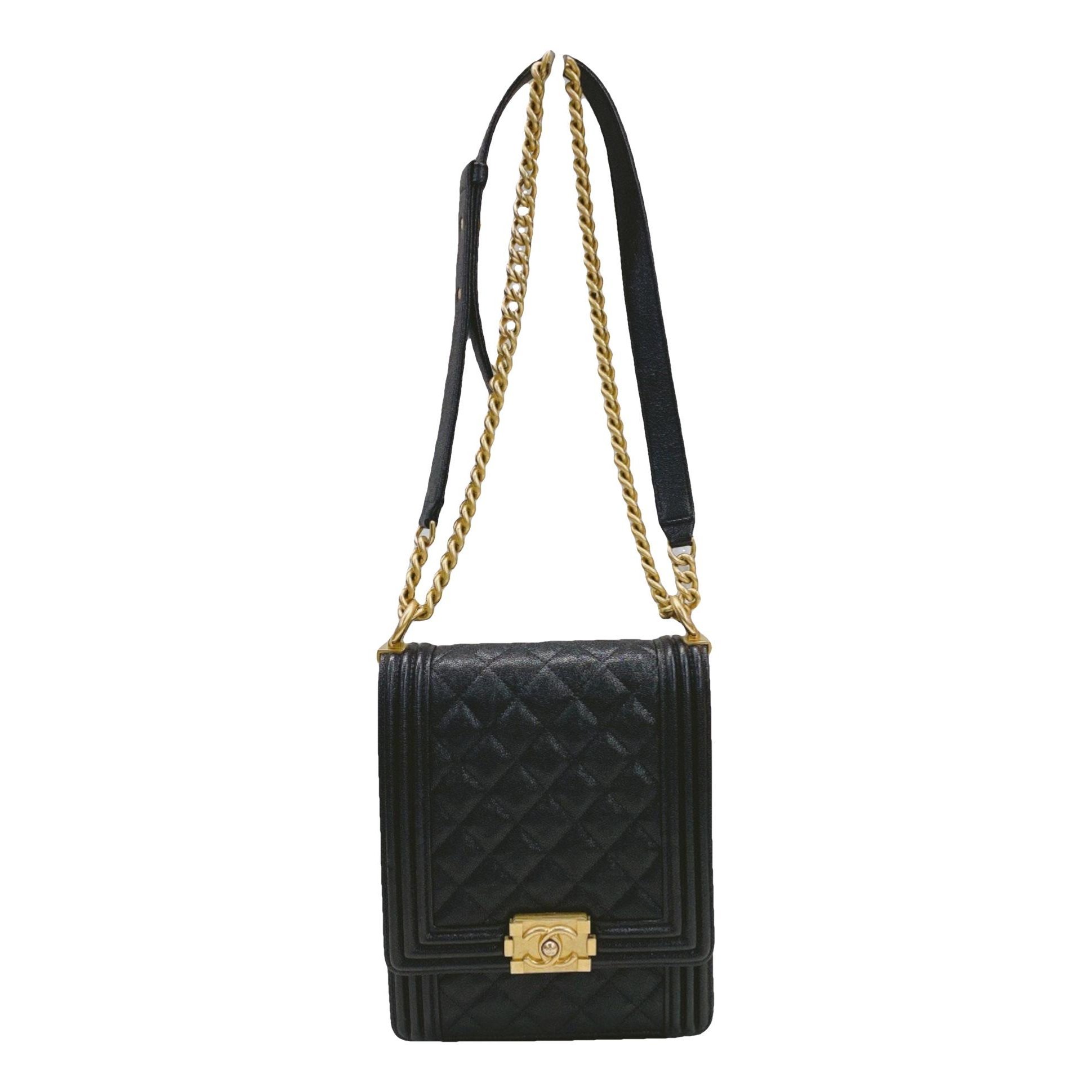 North South Boy leather crossbody bag
