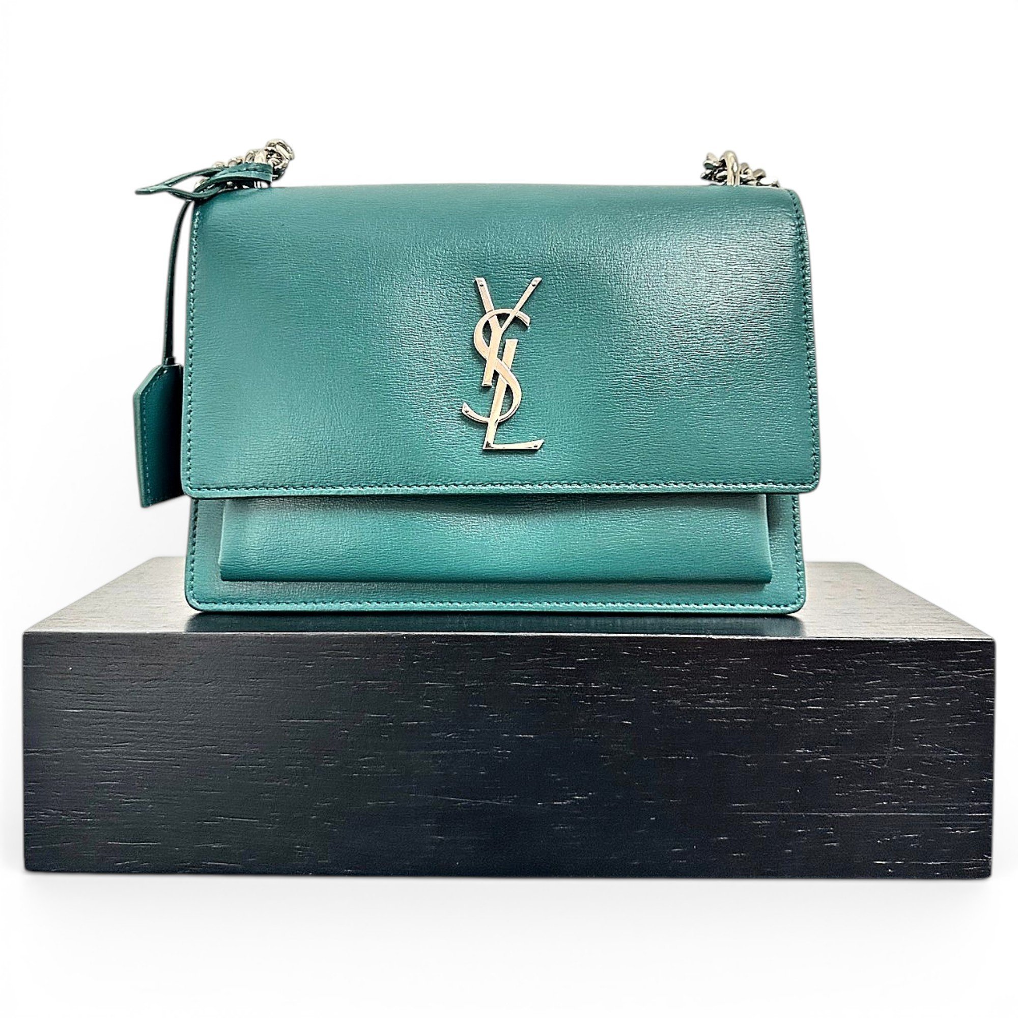 Sunset leather handbag