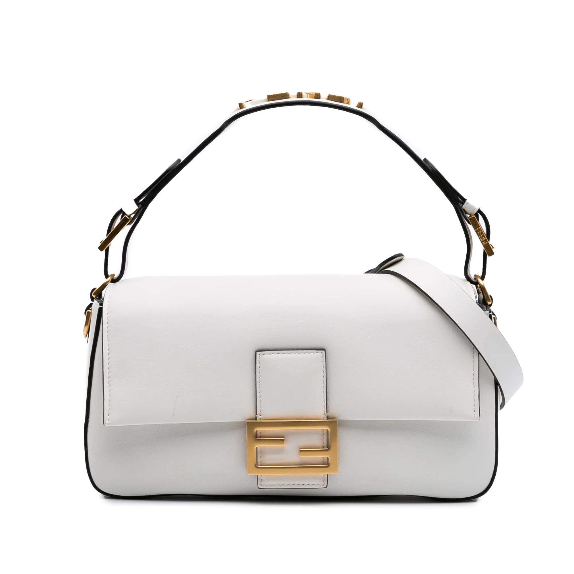 Baguette pony-style calfskin handbag