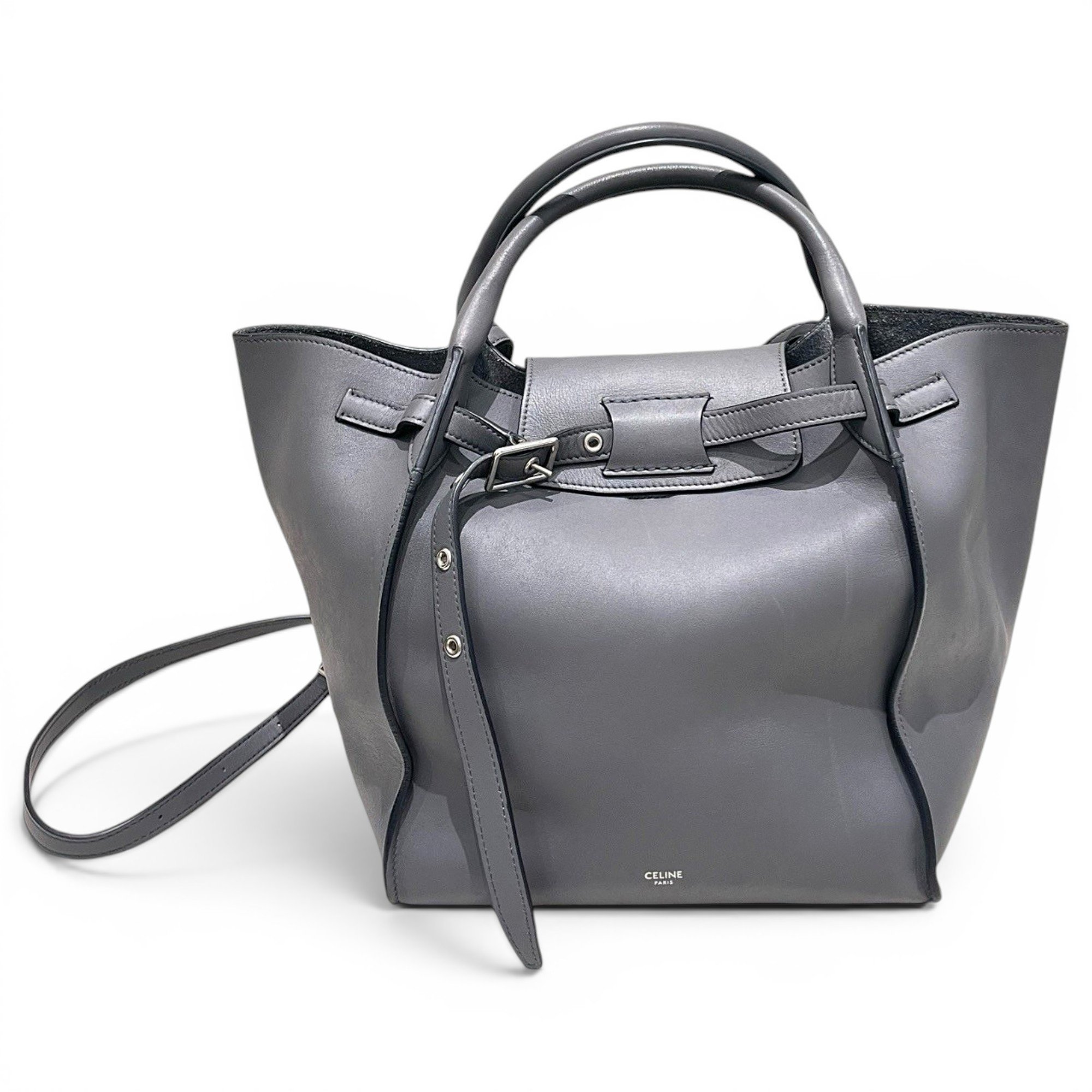 Big Bag leather handbag