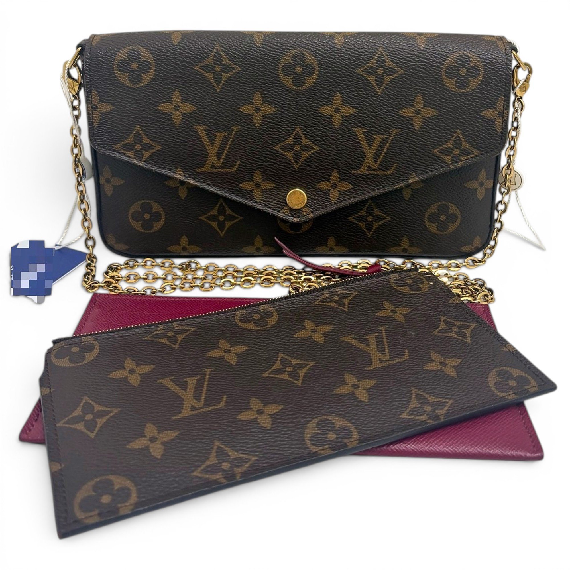 Félicie leather crossbody bag