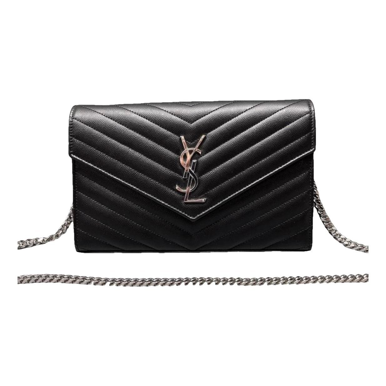 Portefeuille enveloppe leather crossbody bag