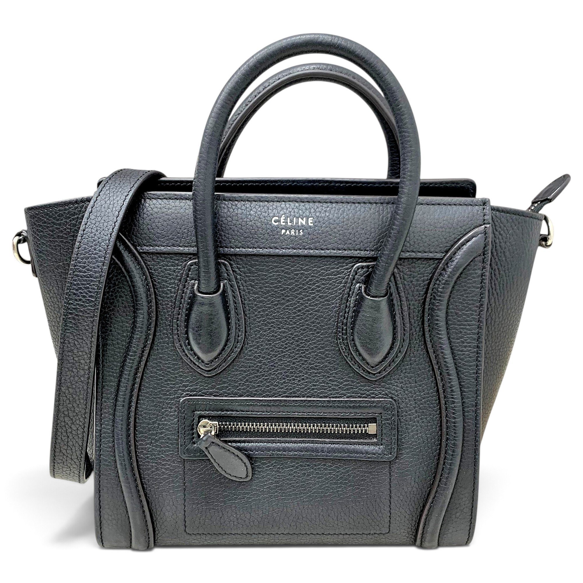 Nano Luggage leather handbag