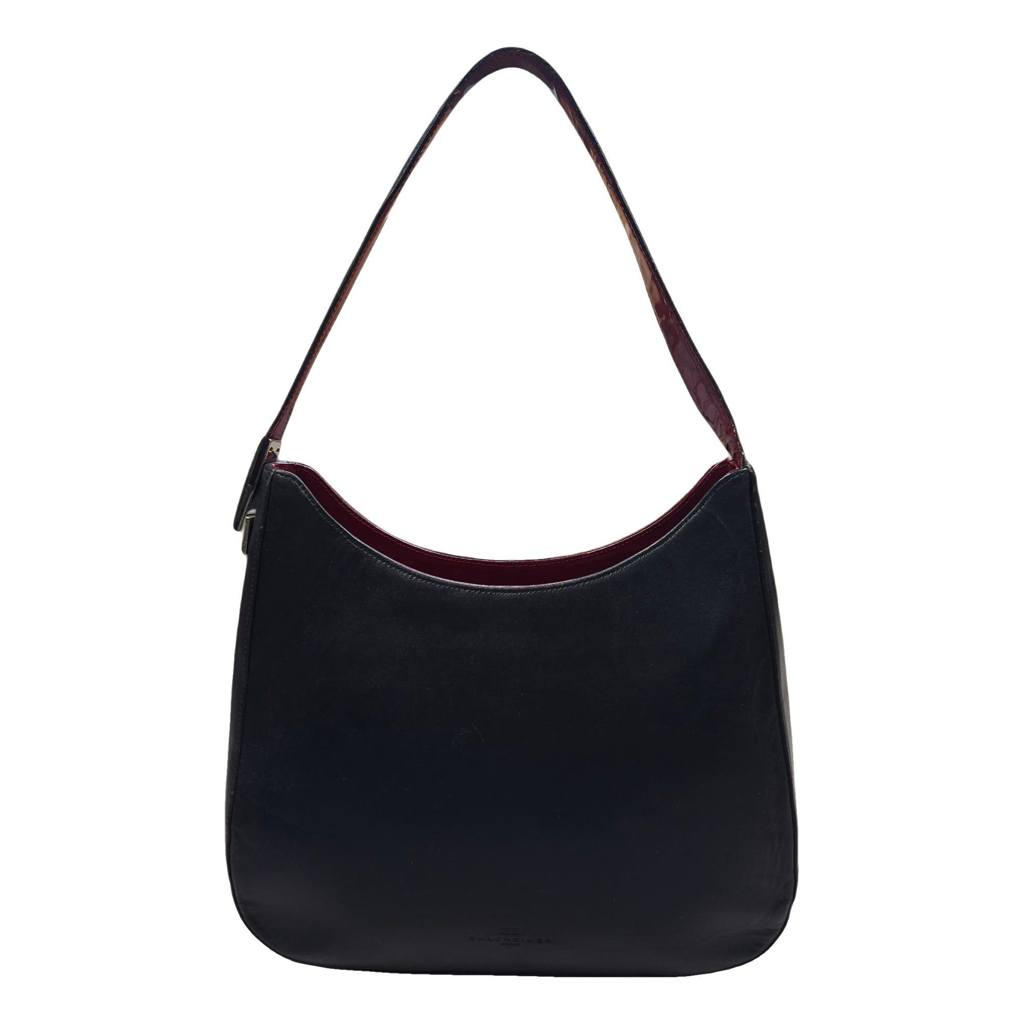 XX Hobo leather handbag