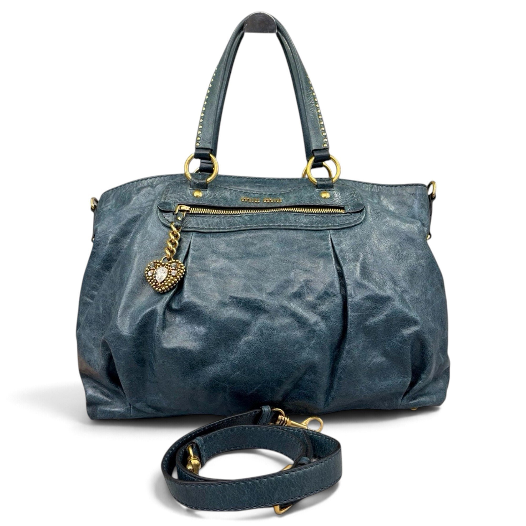 Leather handbag