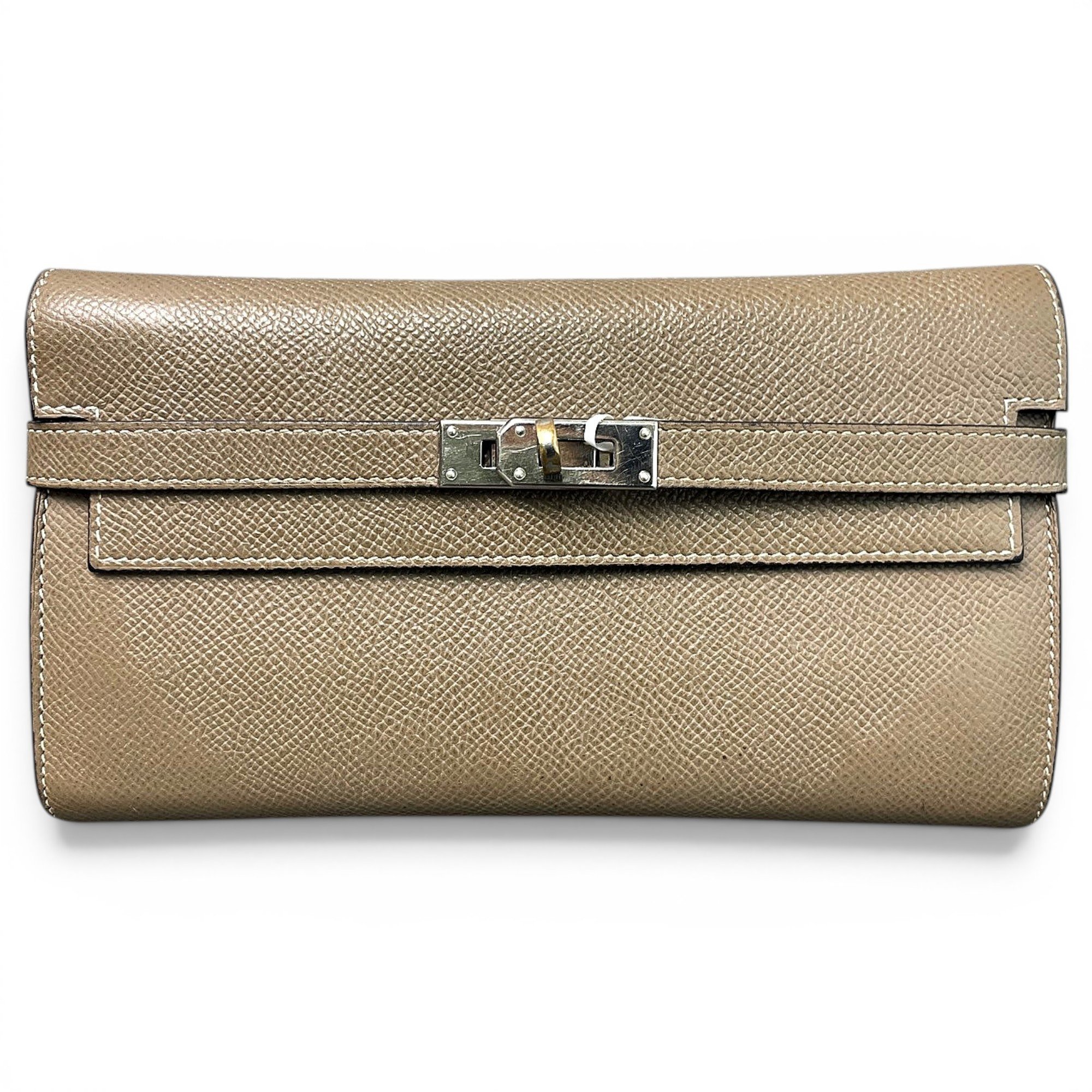 Kelly to go leather clutch bag