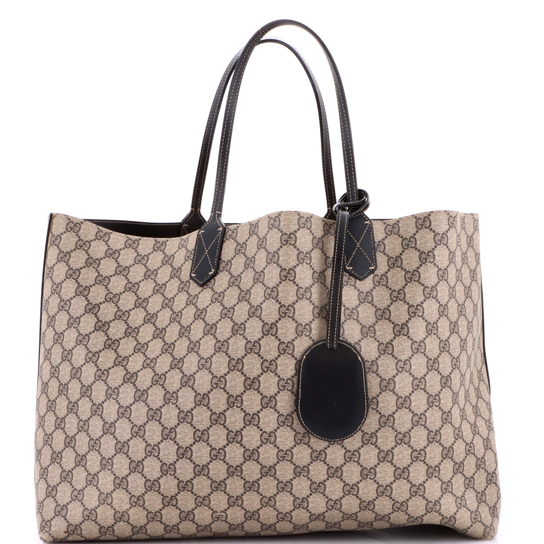 Leather tote
