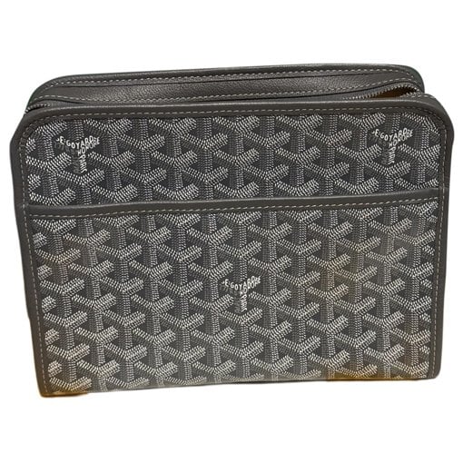 Jouvence leather clutch bag