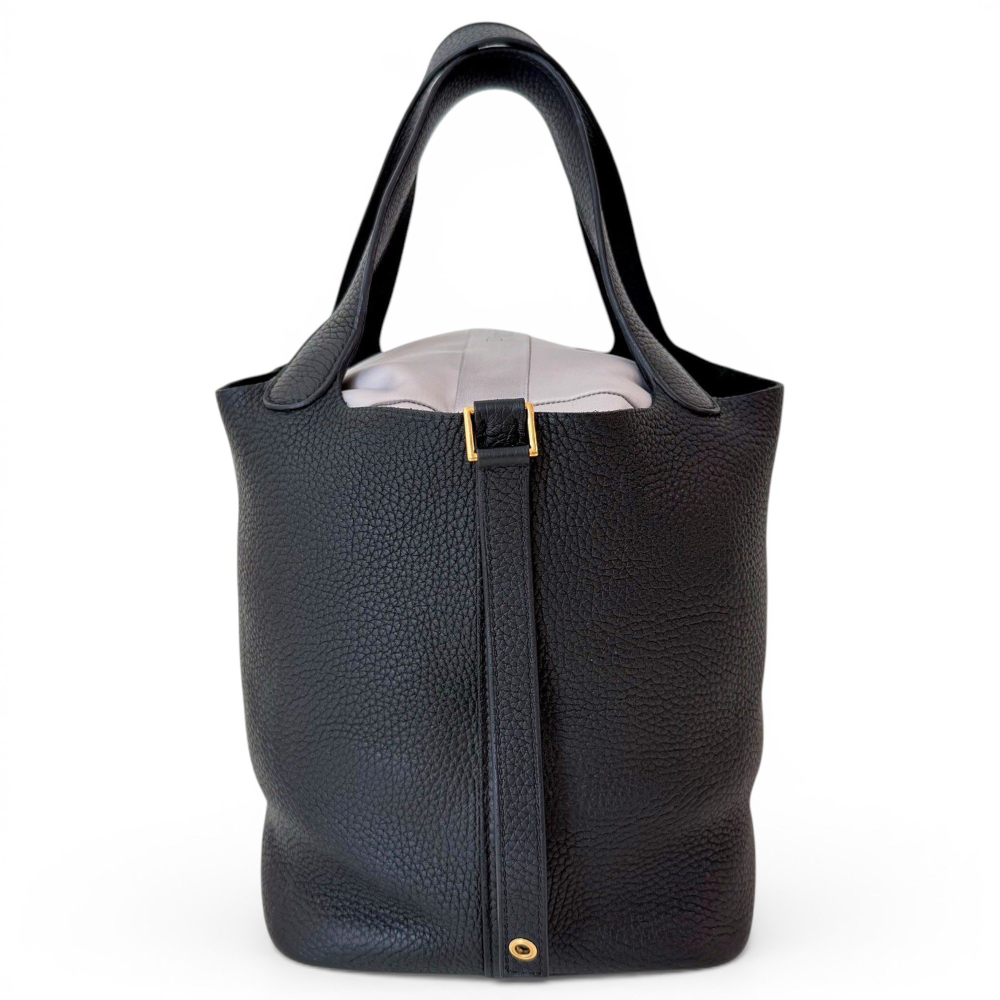 Picotin leather handbag