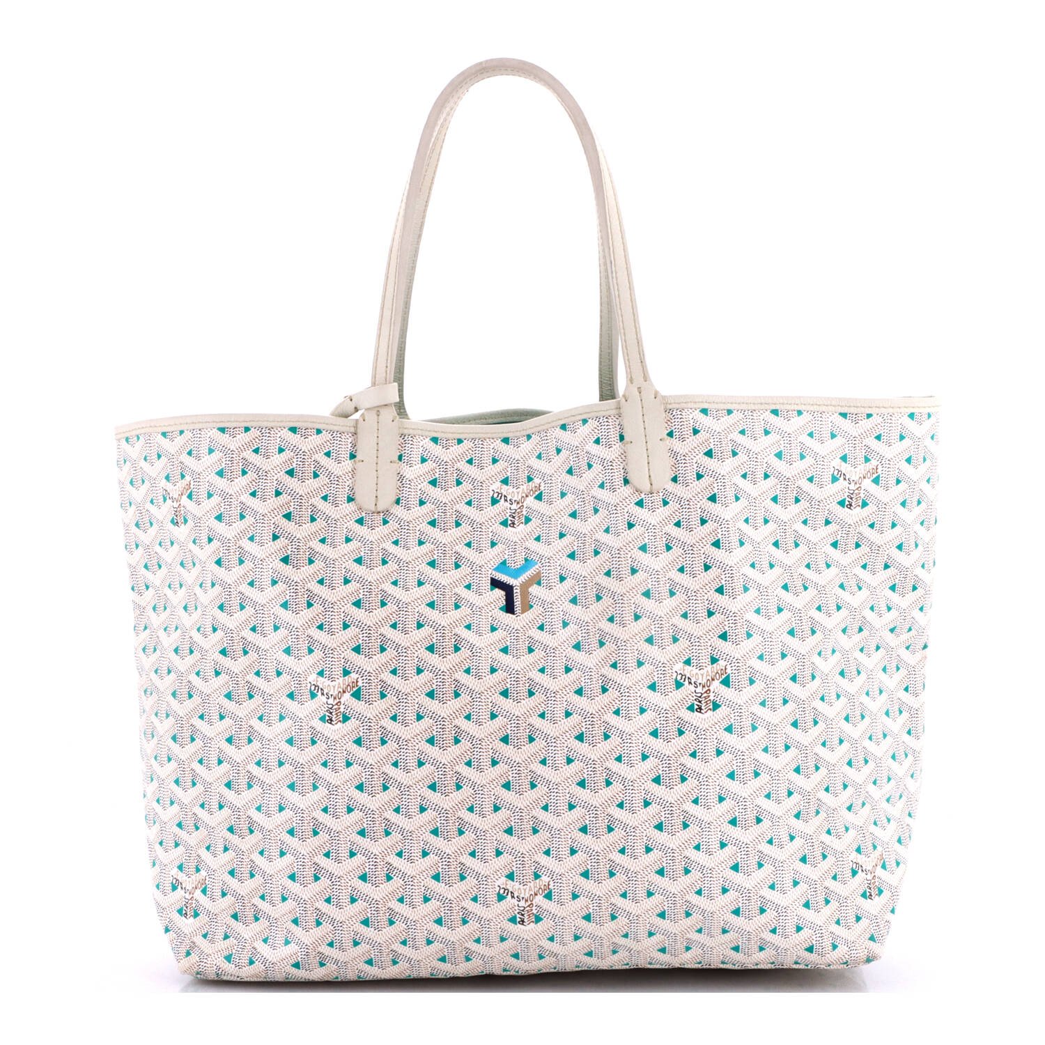 Saint Louis Tote Claire Voie Coated Canvas PM