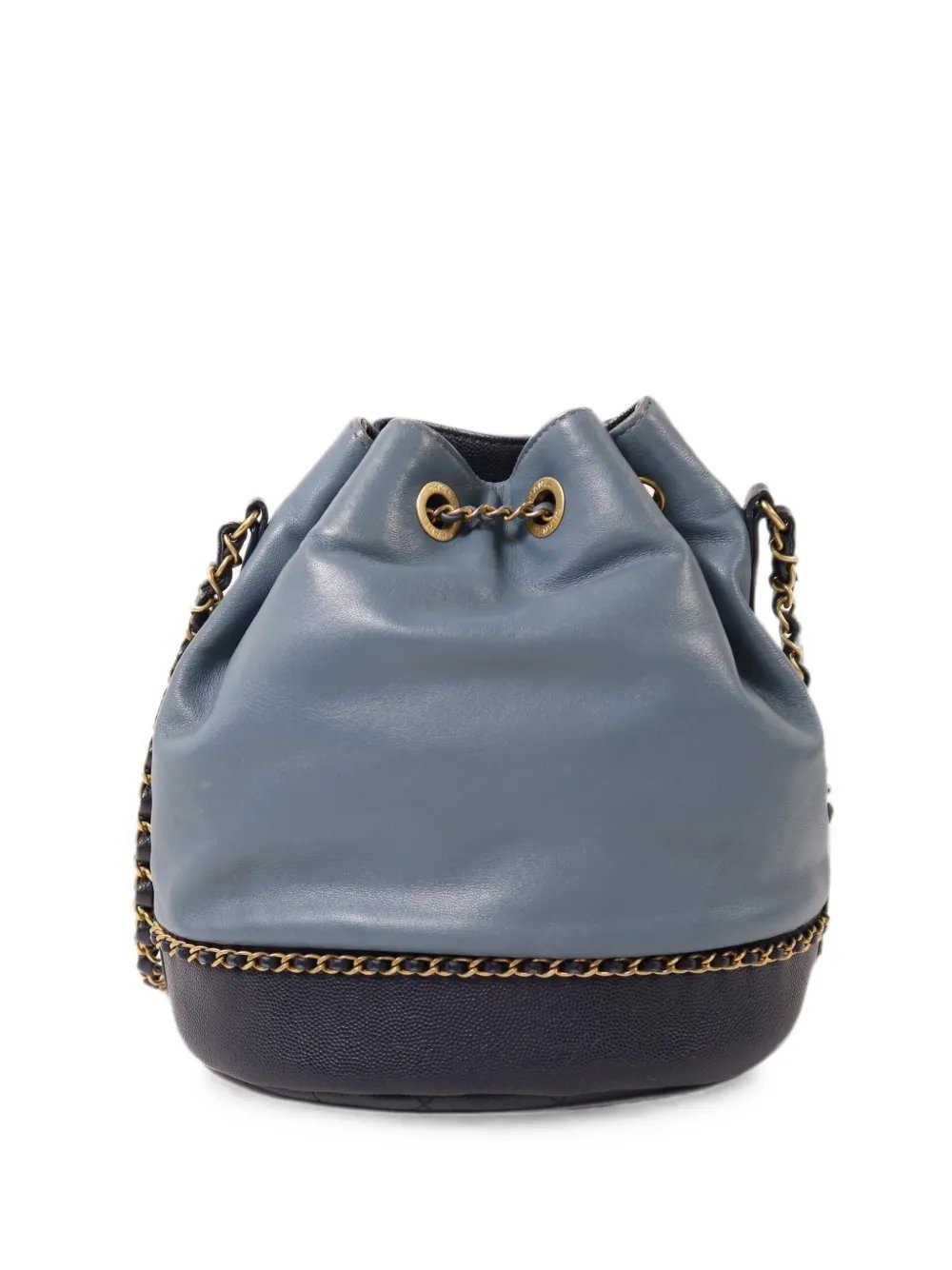 CC chain-strap bucket bag