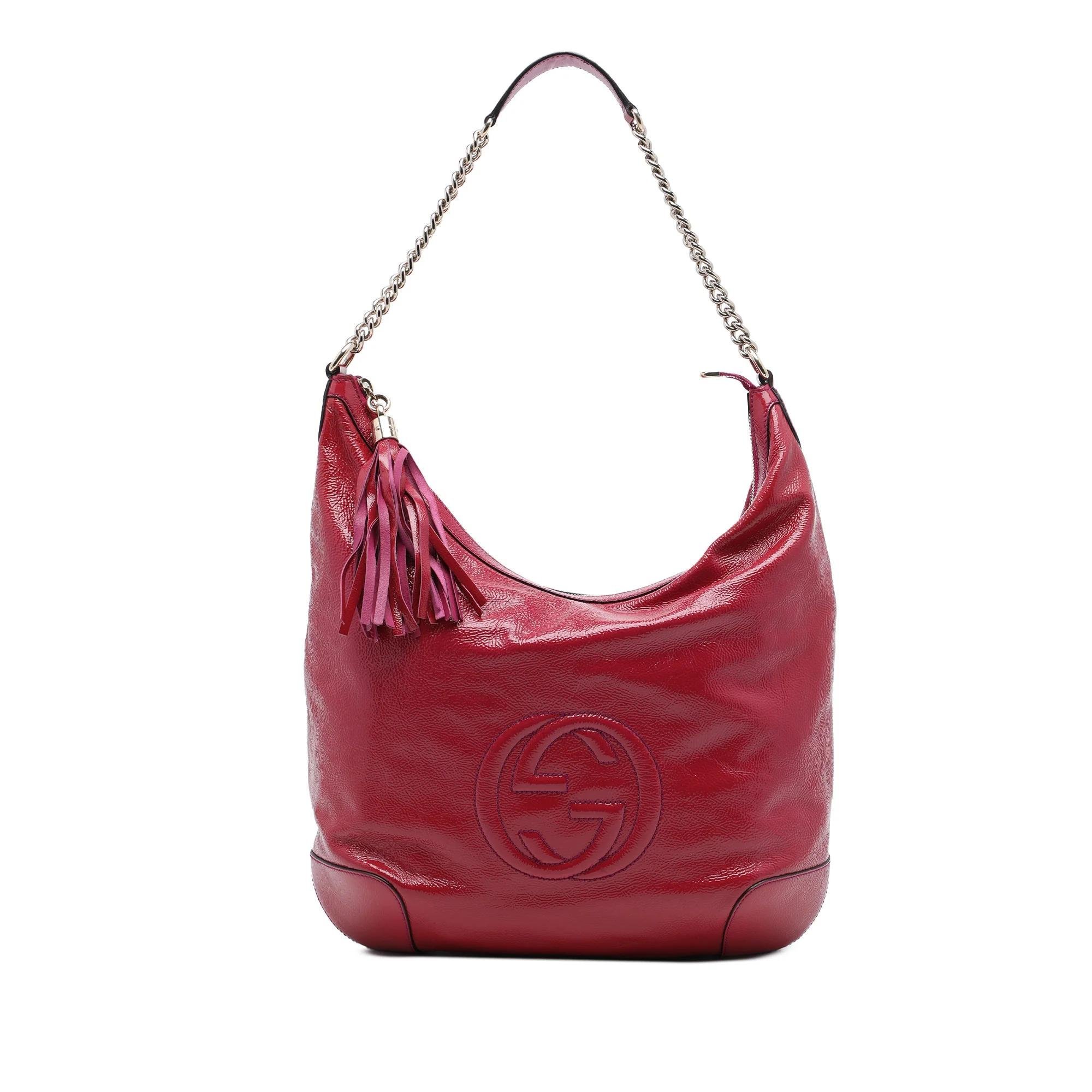 Soho patent leather handbag