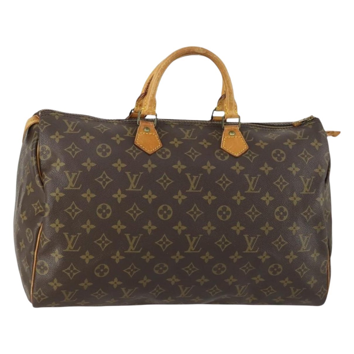 Speedy leather handbag