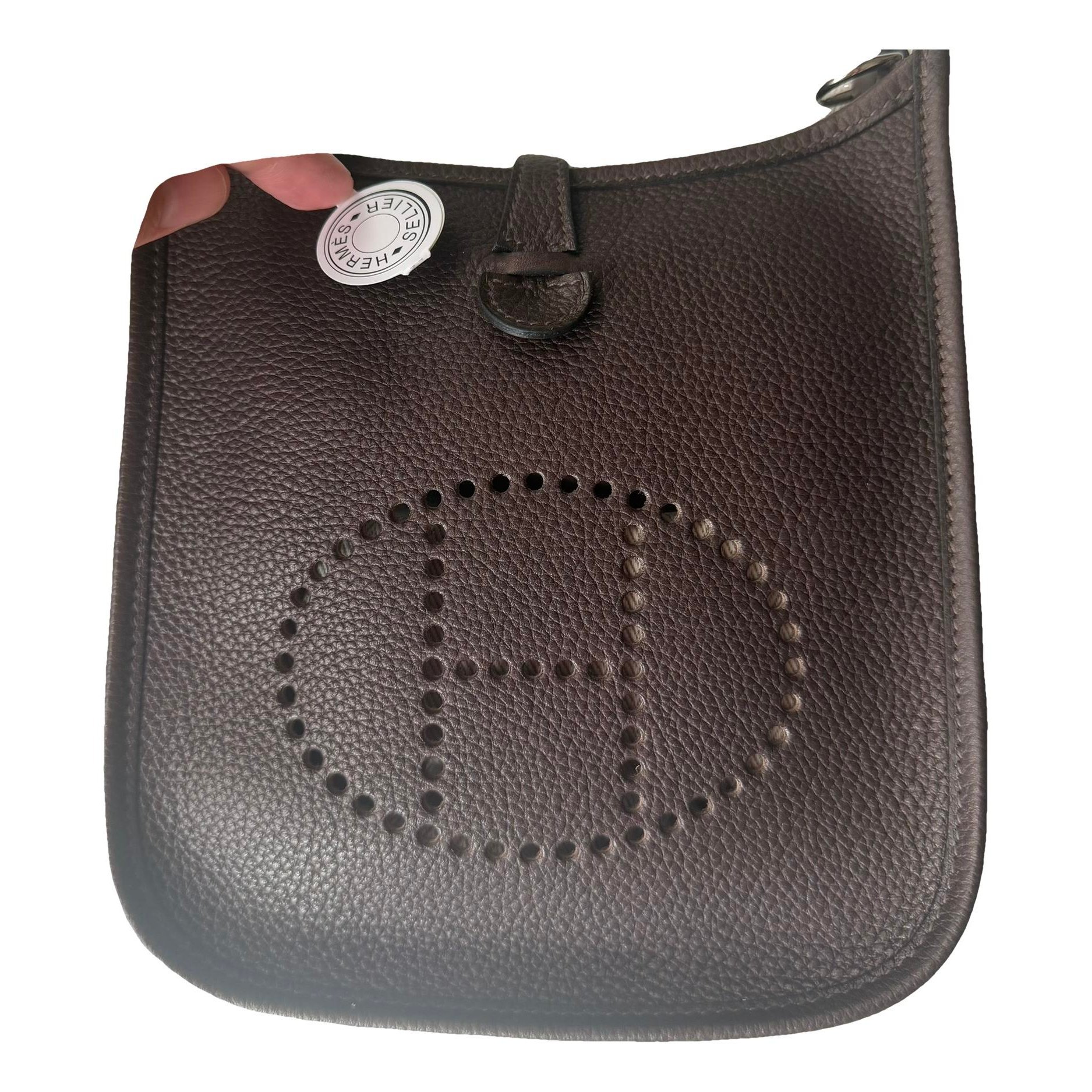 Evelyne leather crossbody bag