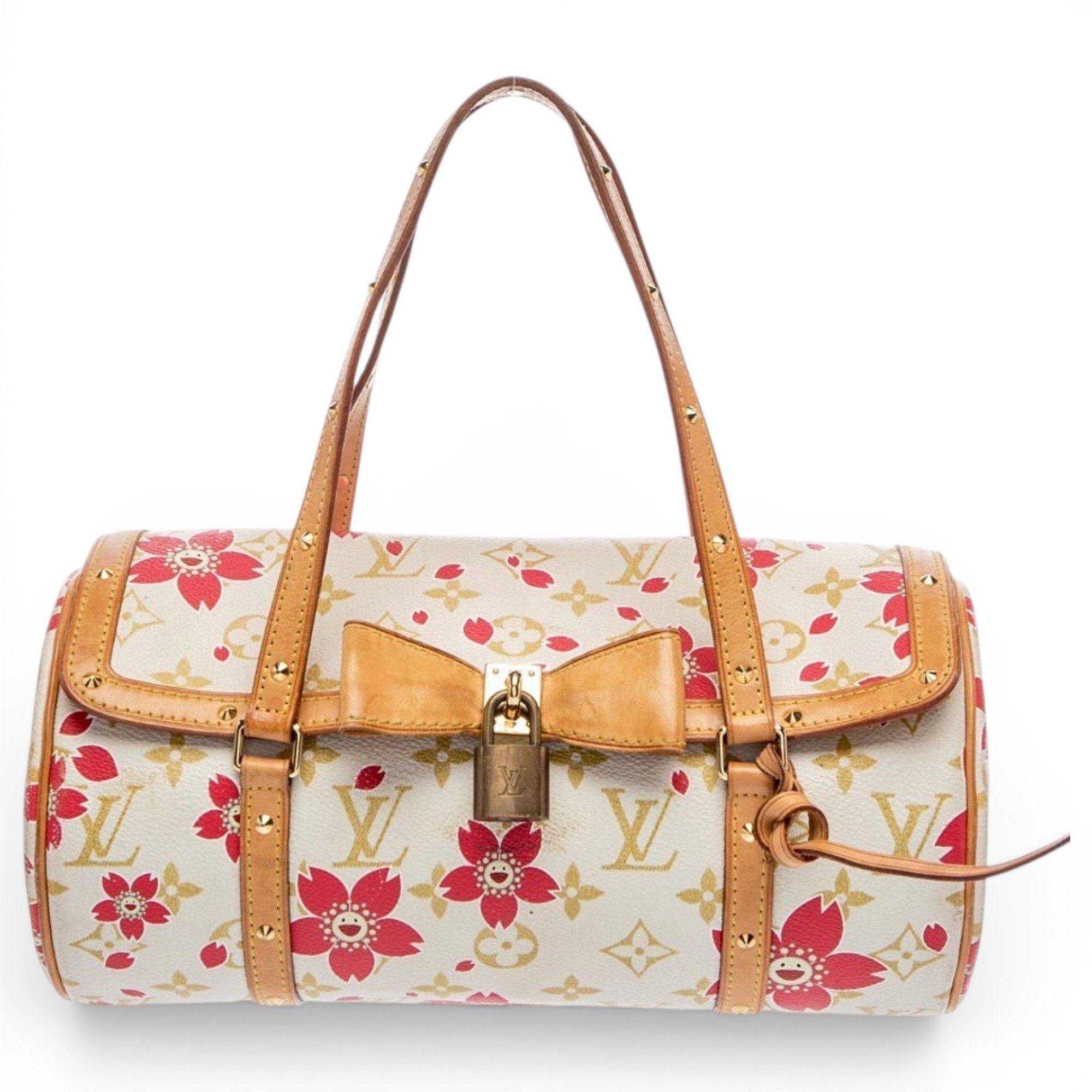 Papillon leather handbag