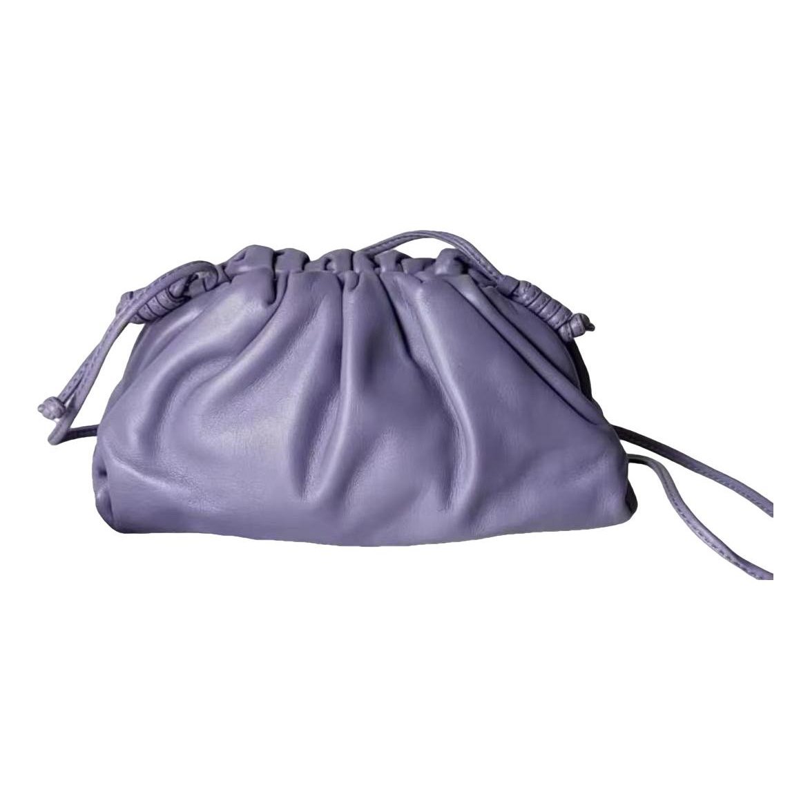 Pouch leather handbag