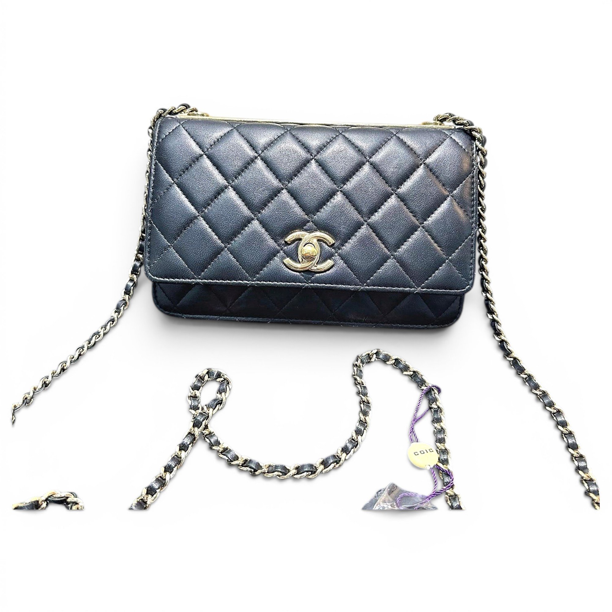 Leather handbag