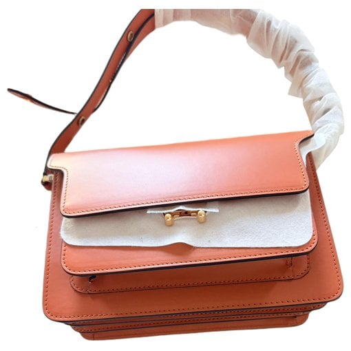 Marni Trunk leather crossbody bag