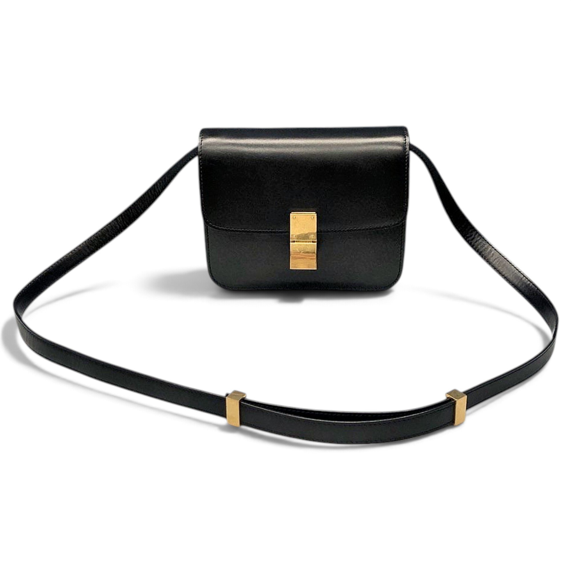 Classic leather crossbody bag
