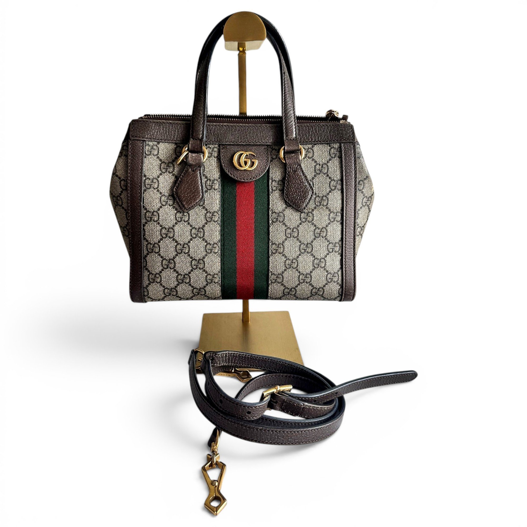 Ophidia leather handbag