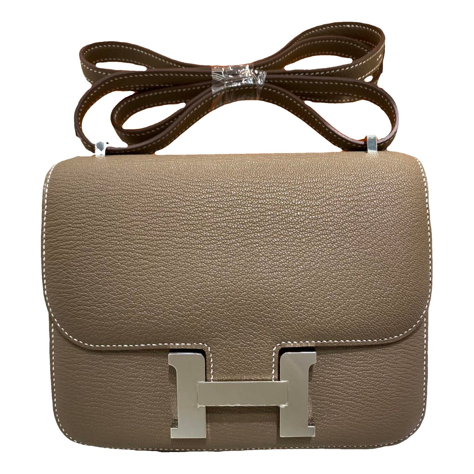 Hermes Constance leather handbag