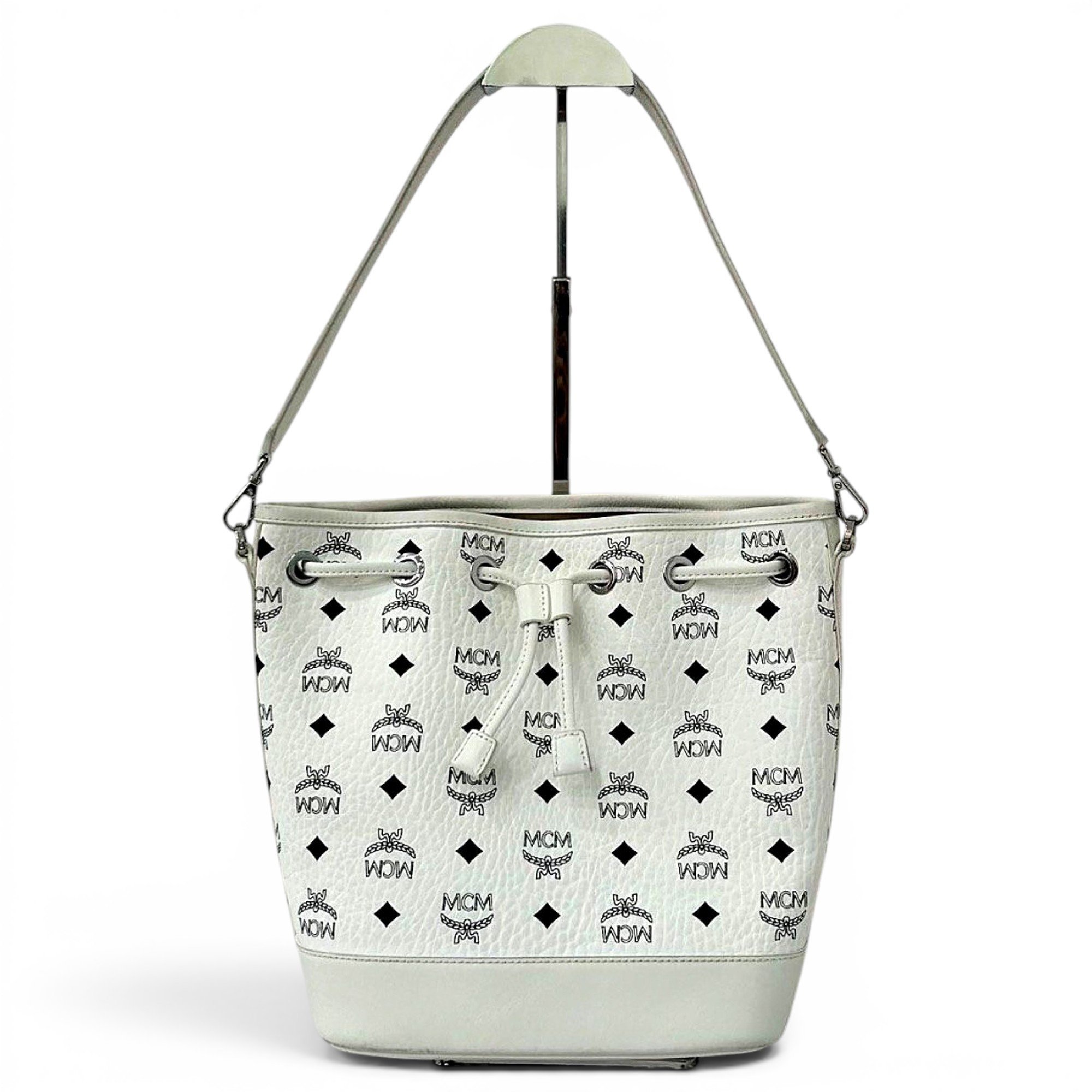 Heritage Drawstring leather handbag