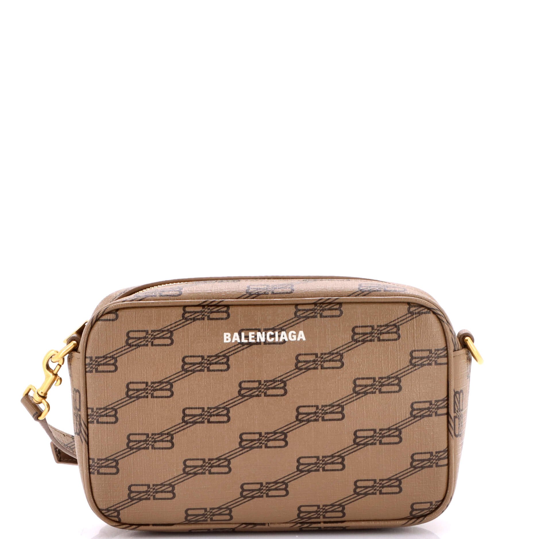 Signature Camera Bag BB Monogram Coated Canvas Small