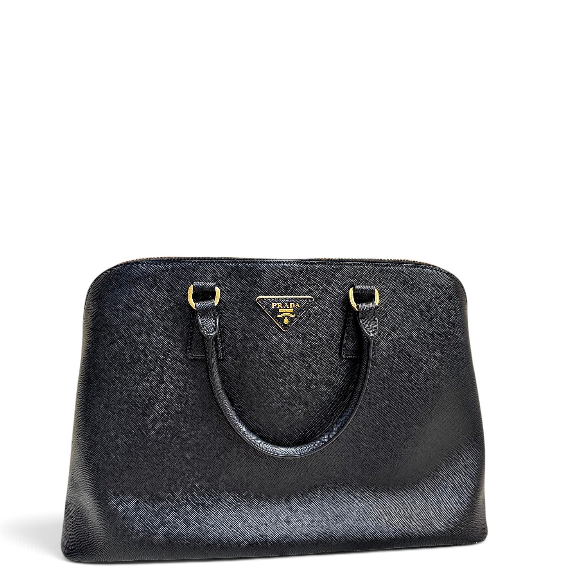 Promenade leather handbag