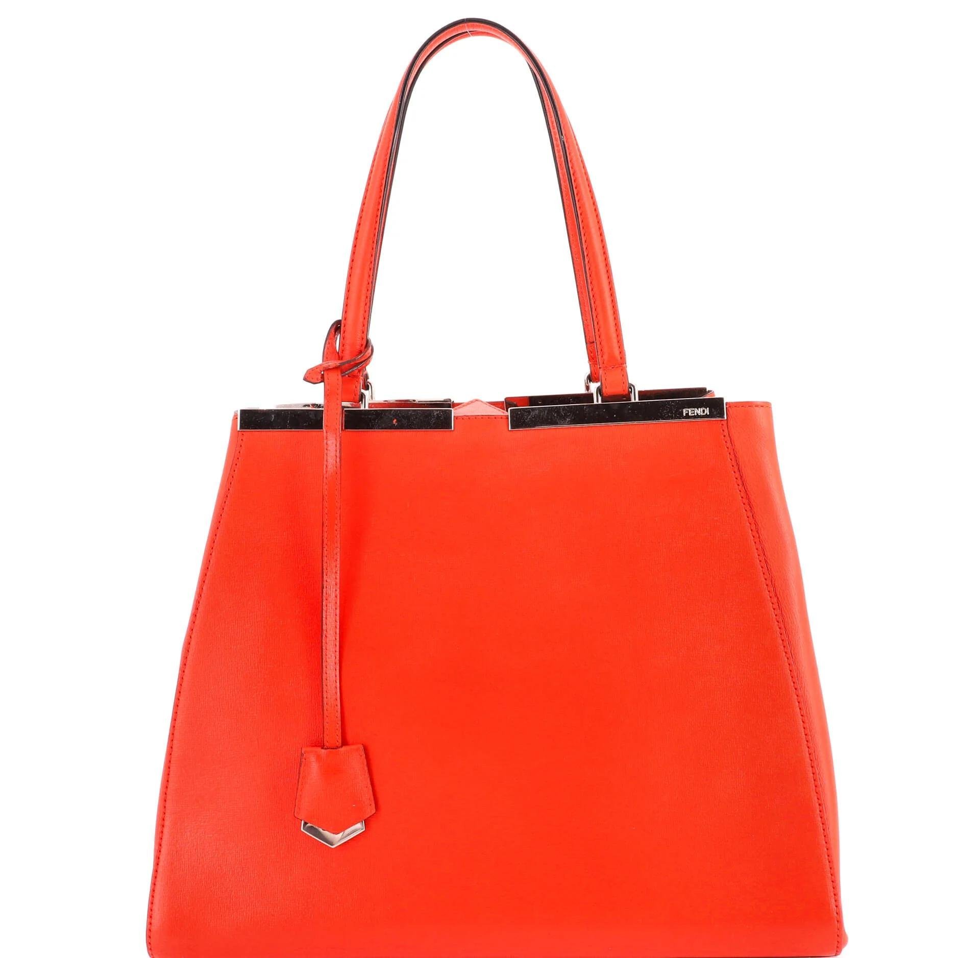 Leather tote