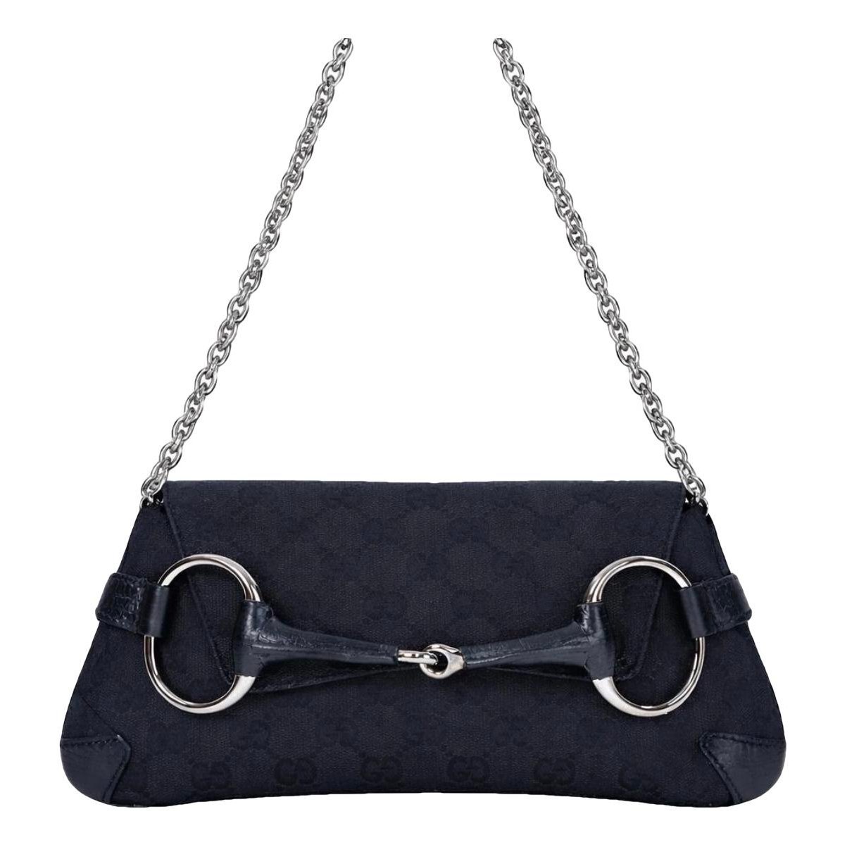 Horsebit Chain cloth handbag