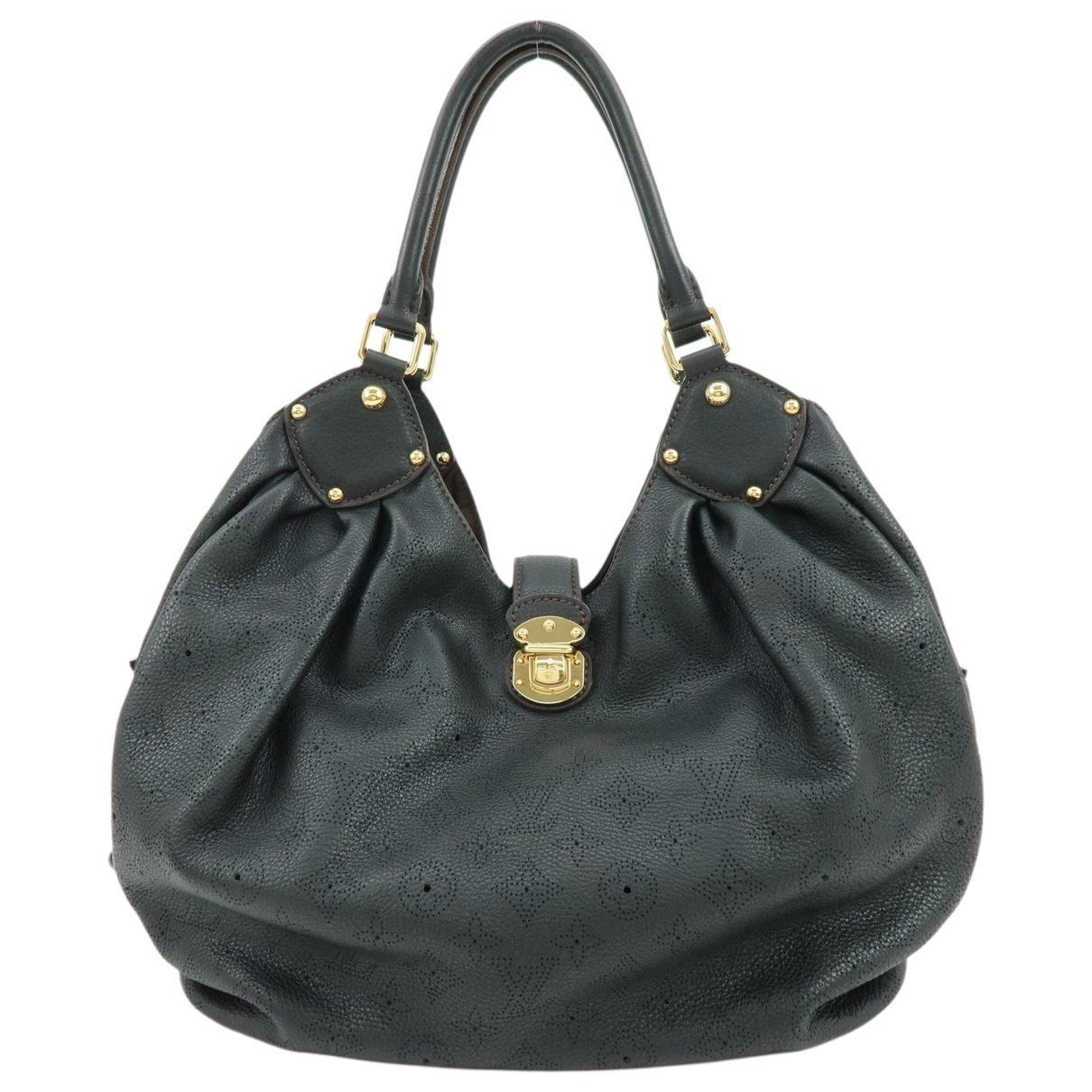 Flower Hobo leather handbag