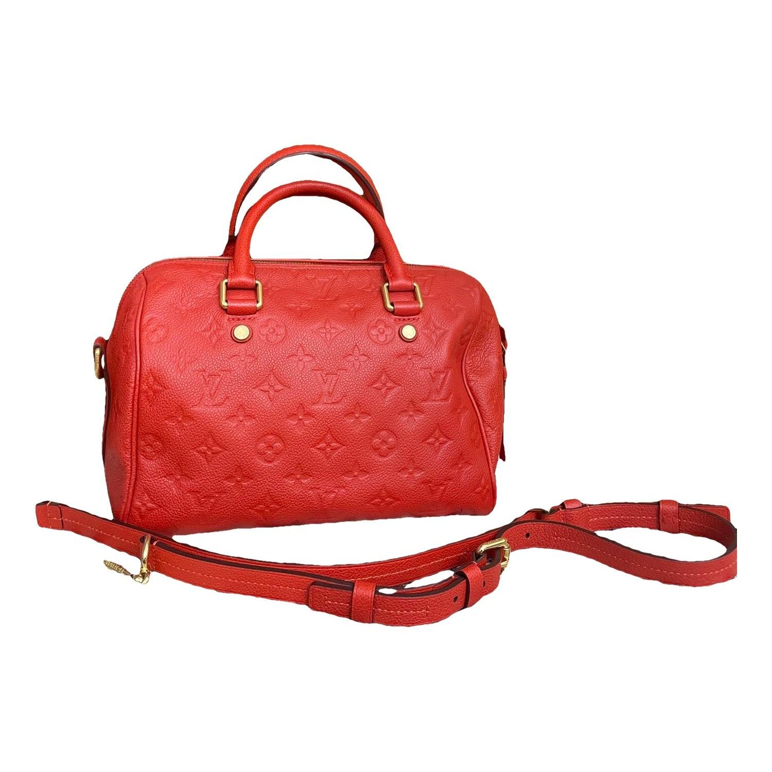 Speedy leather handbag