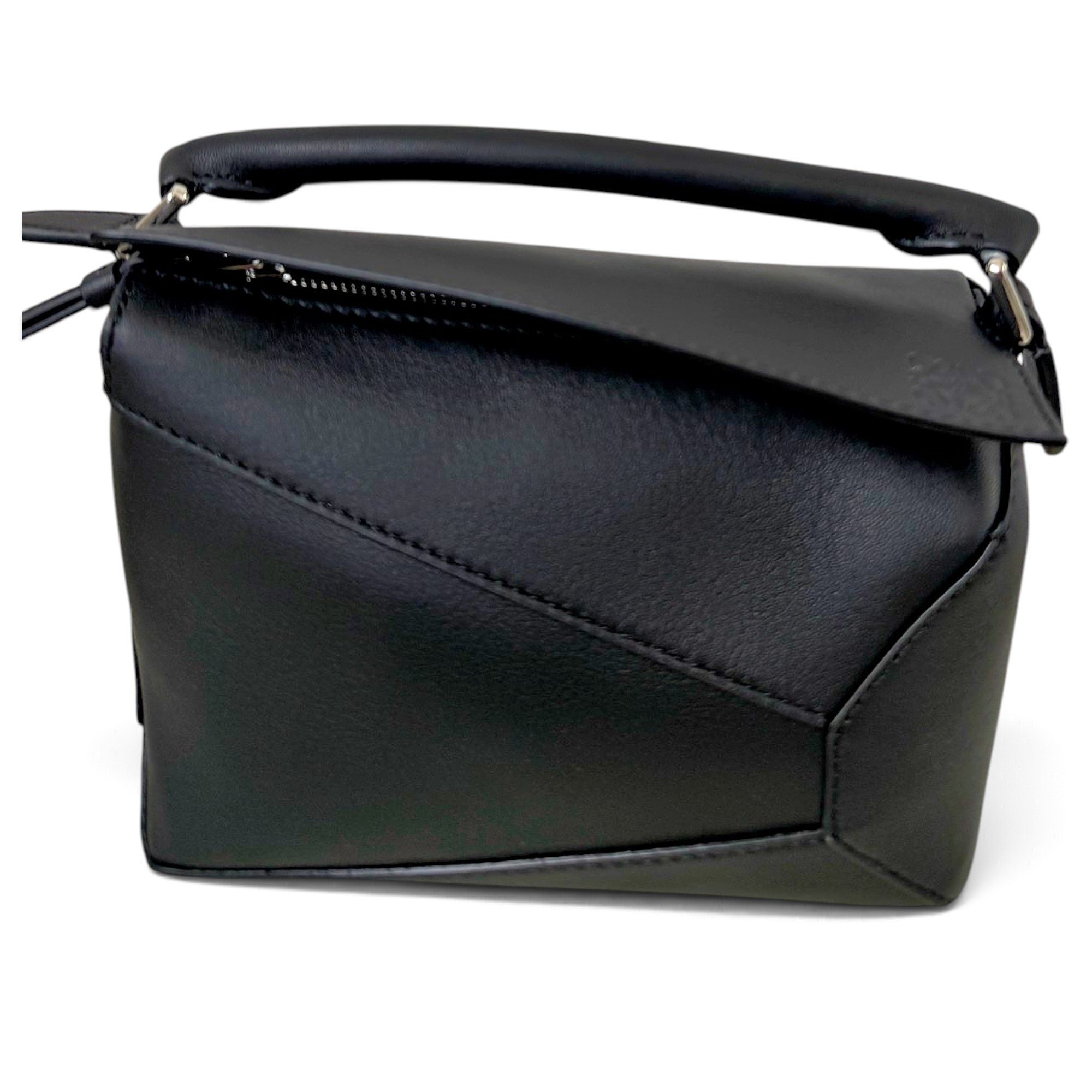 Puzzle leather mini bag