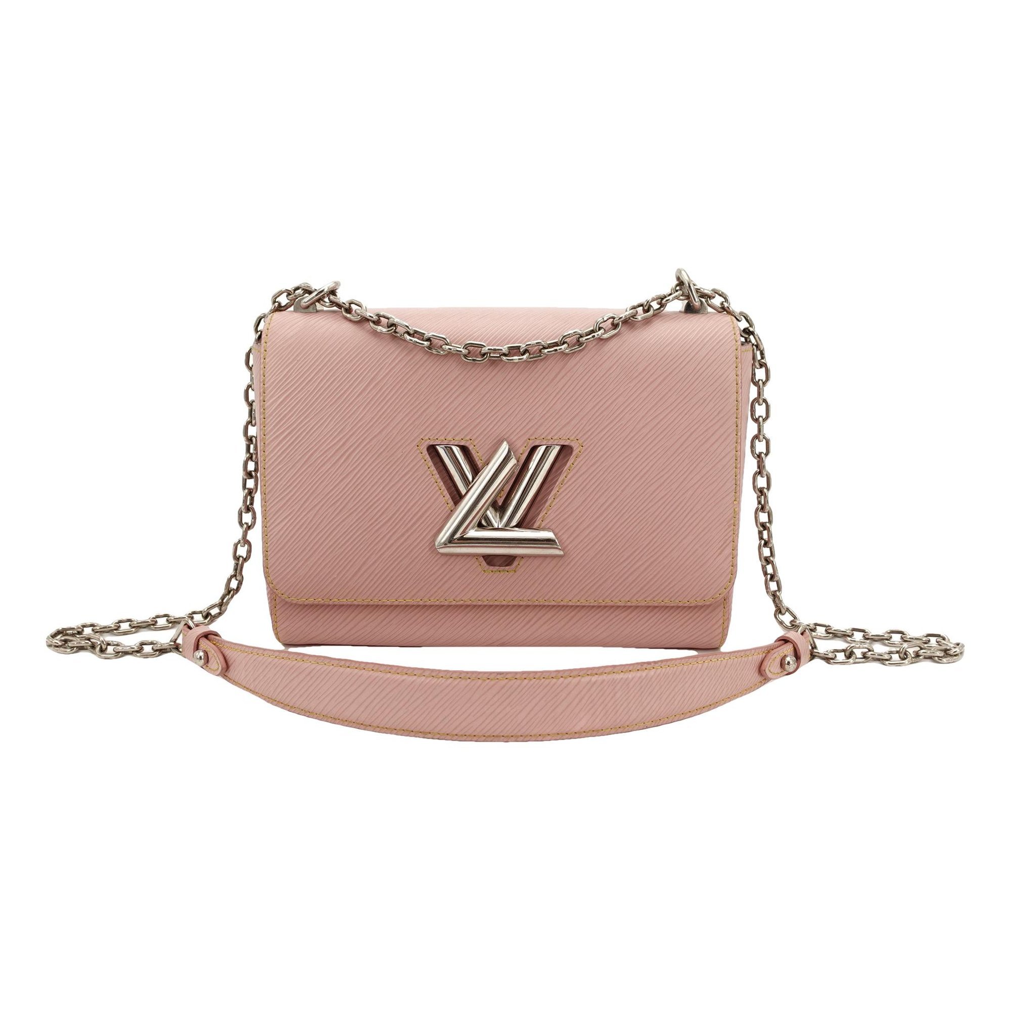 Twist leather handbag