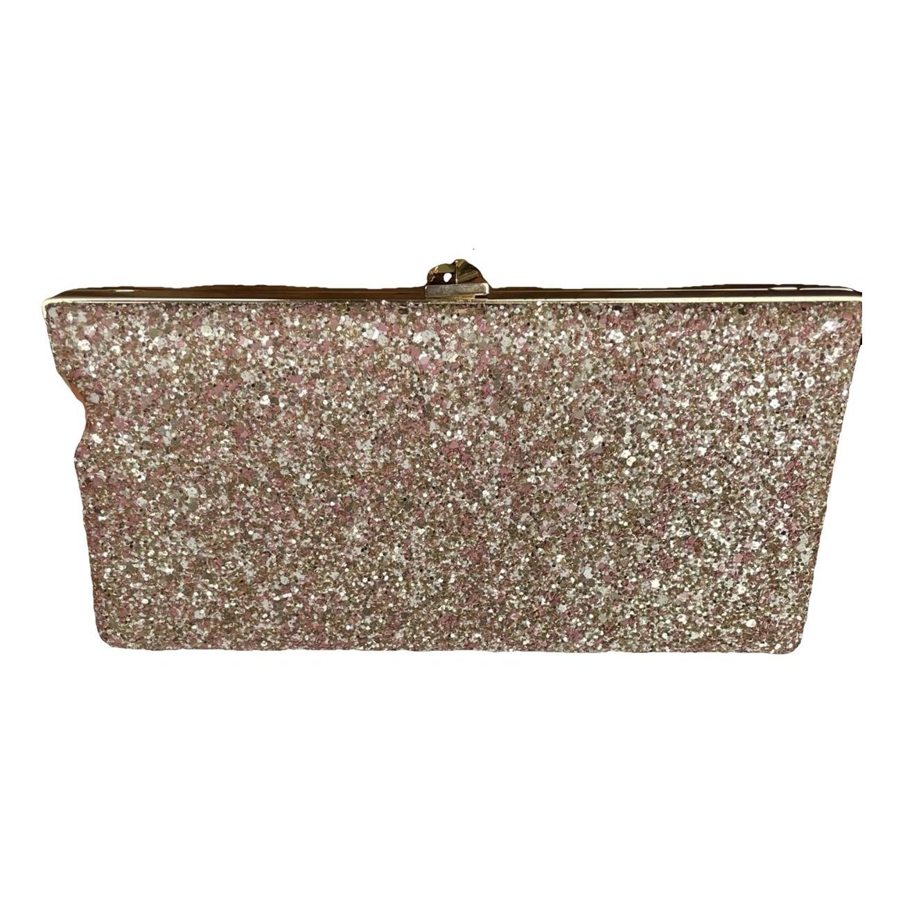 Jimmy Choo Celeste leather clutch bag