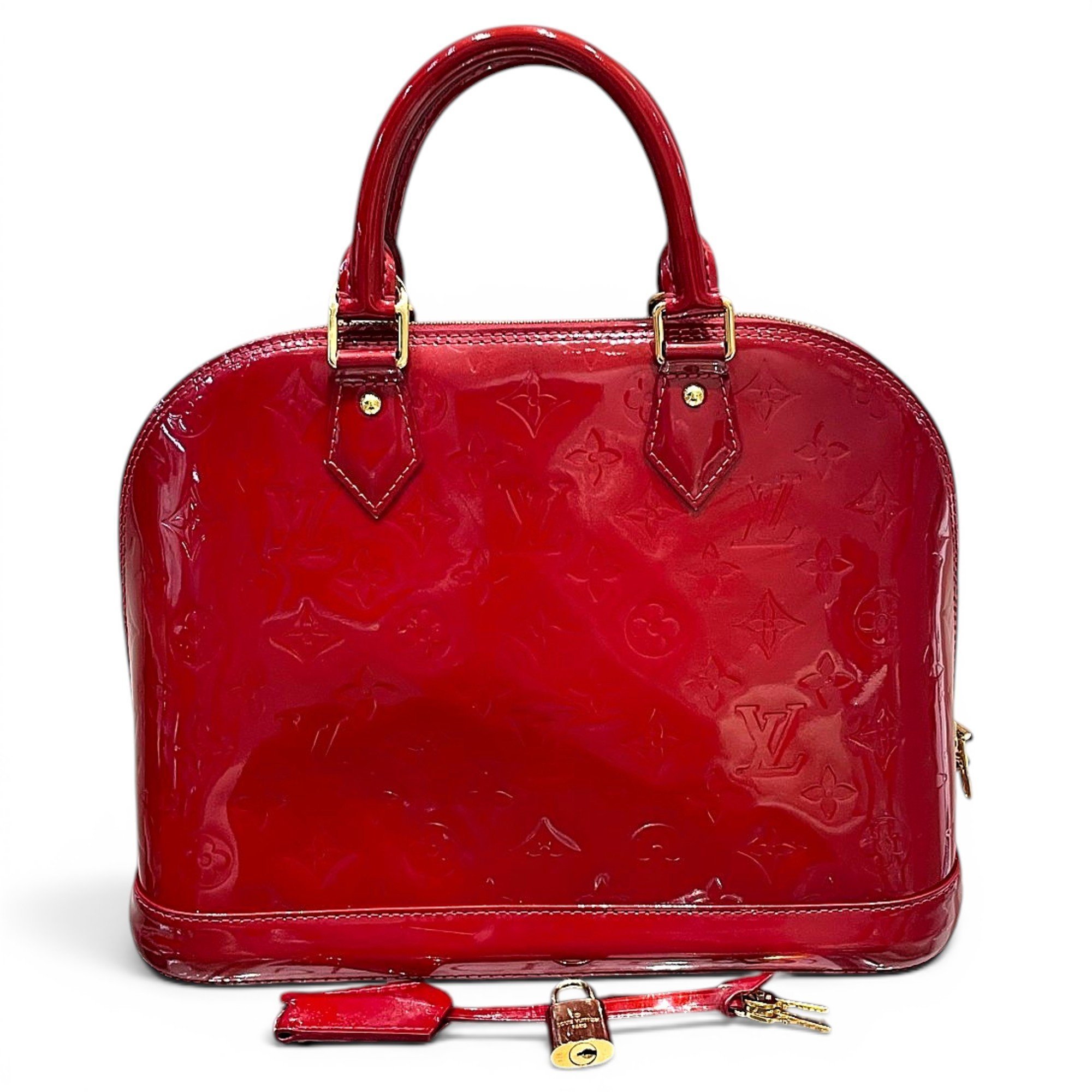 Alma patent leather handbag