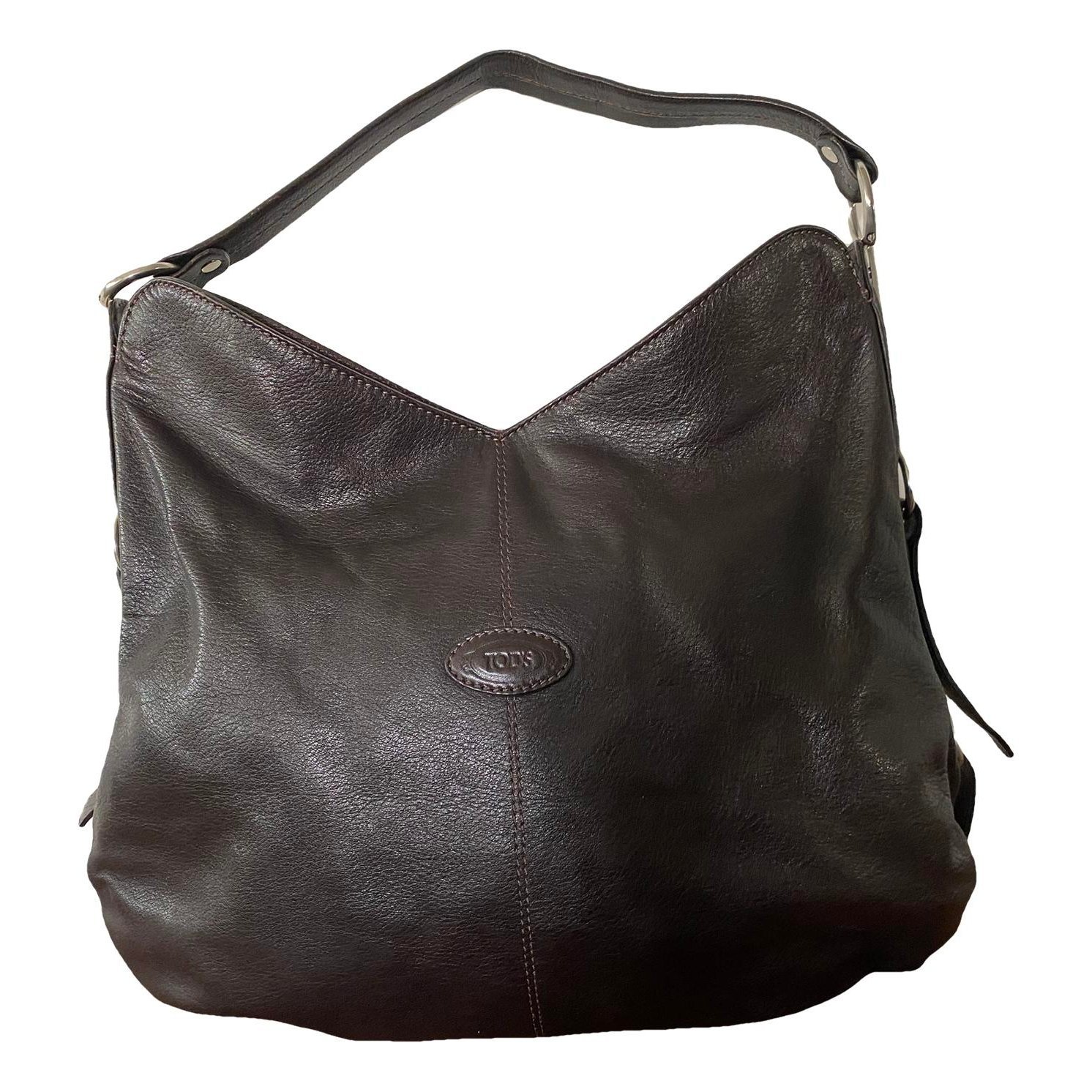 Shopping Media leather tote