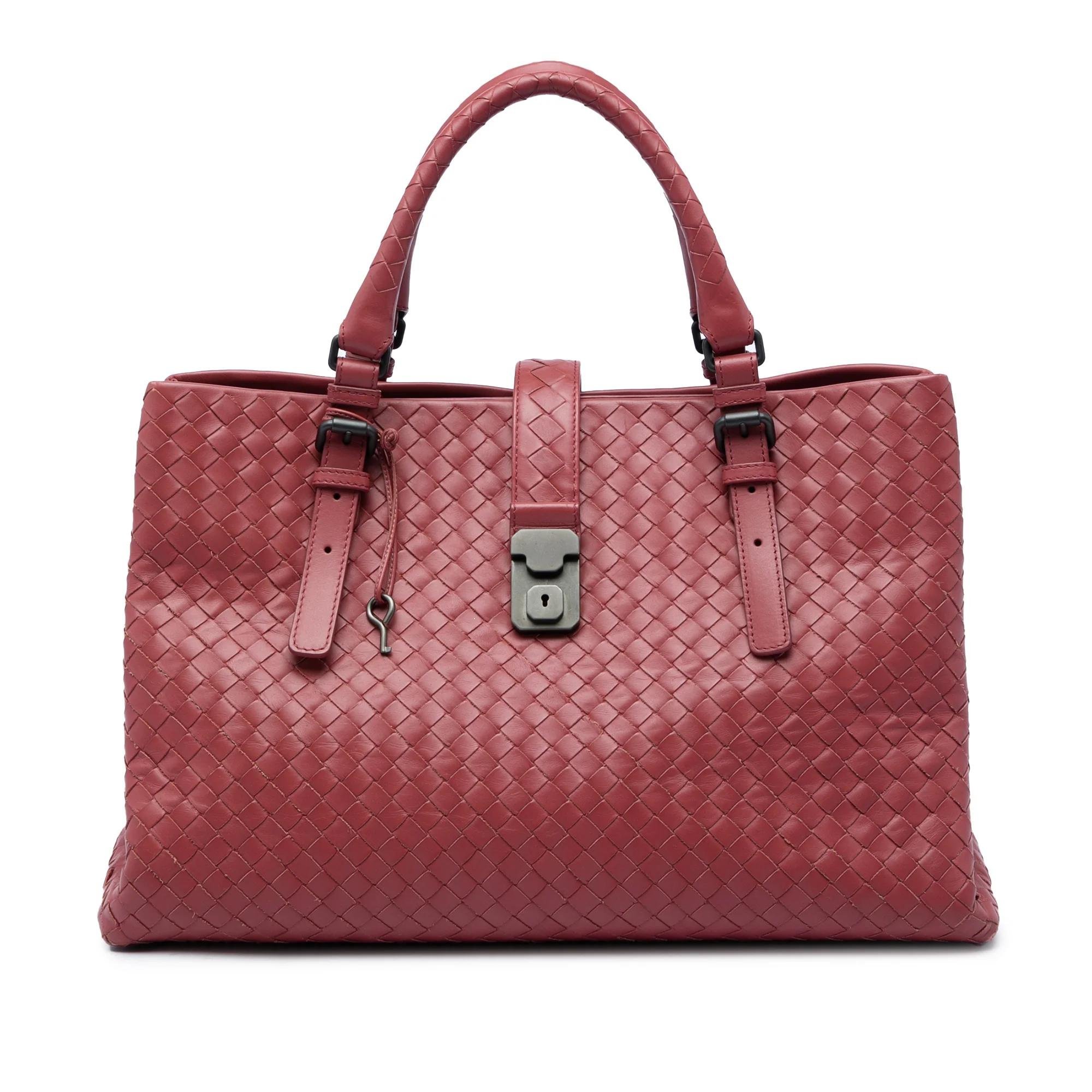 Roma leather tote