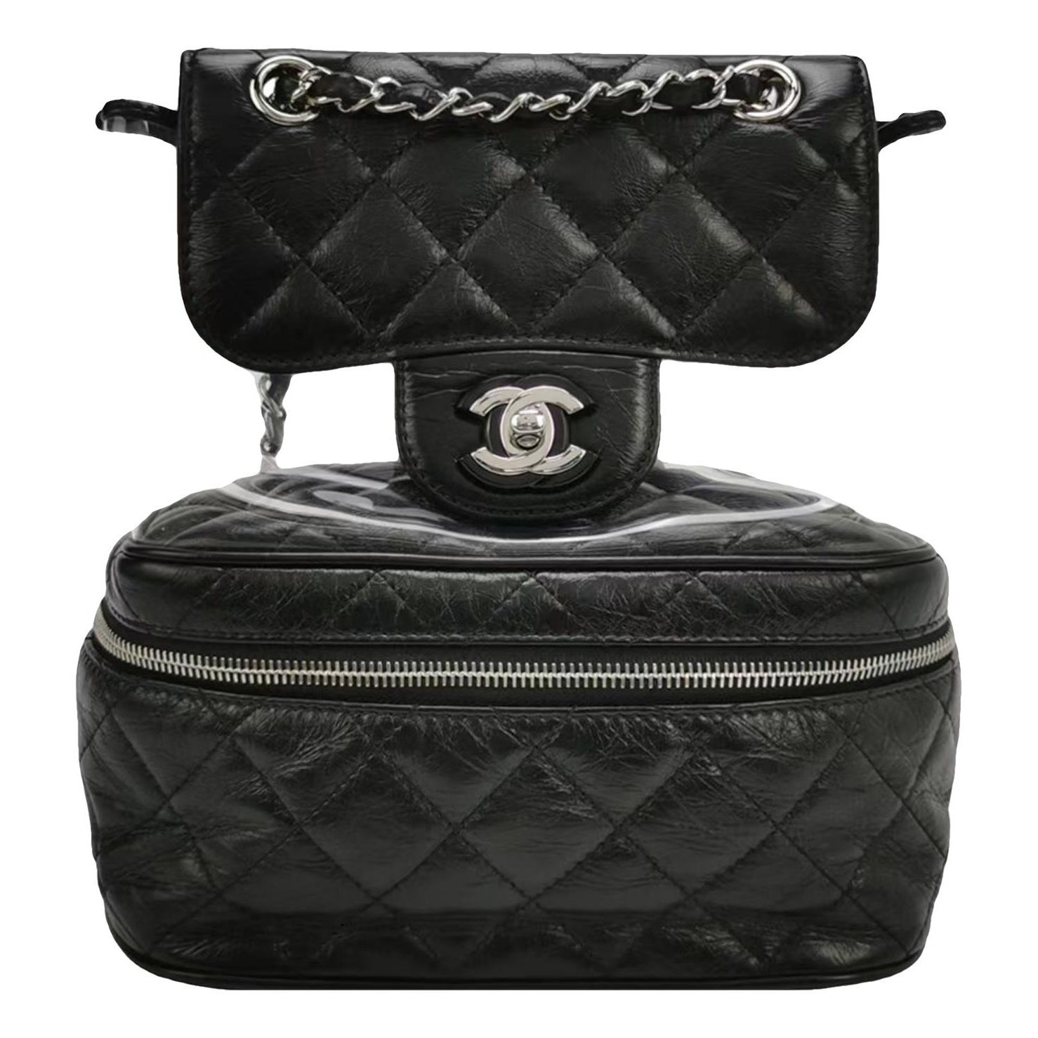 Leather backpack