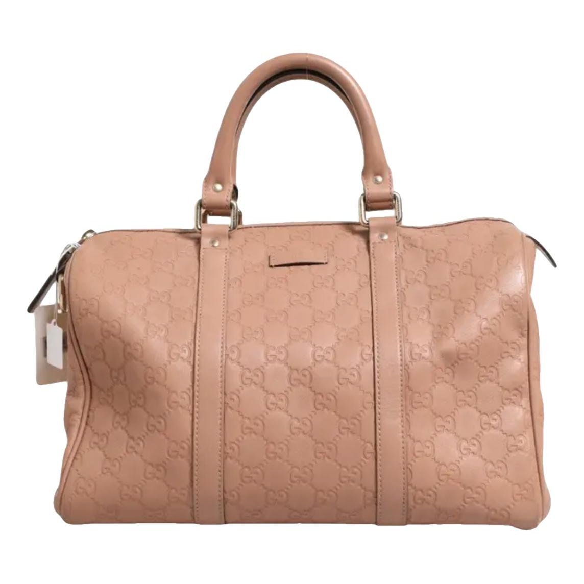 Boston leather handbag