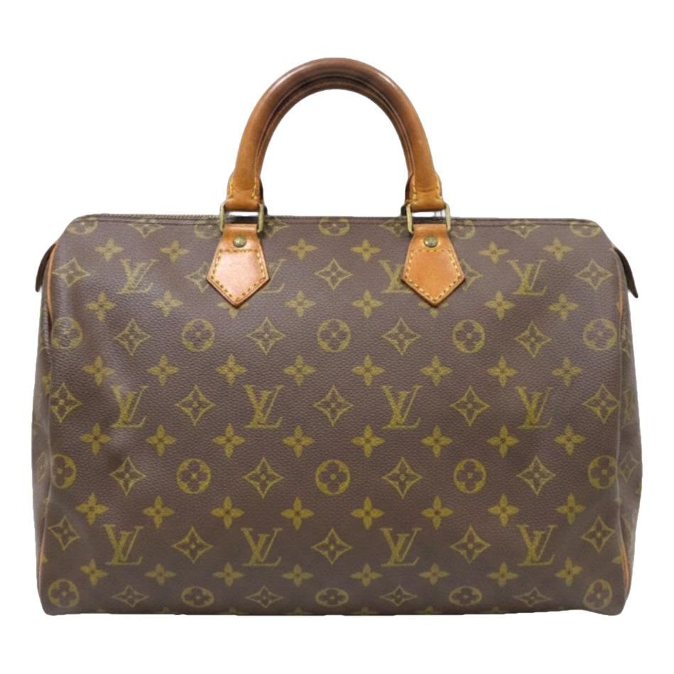 Speedy leather handbag