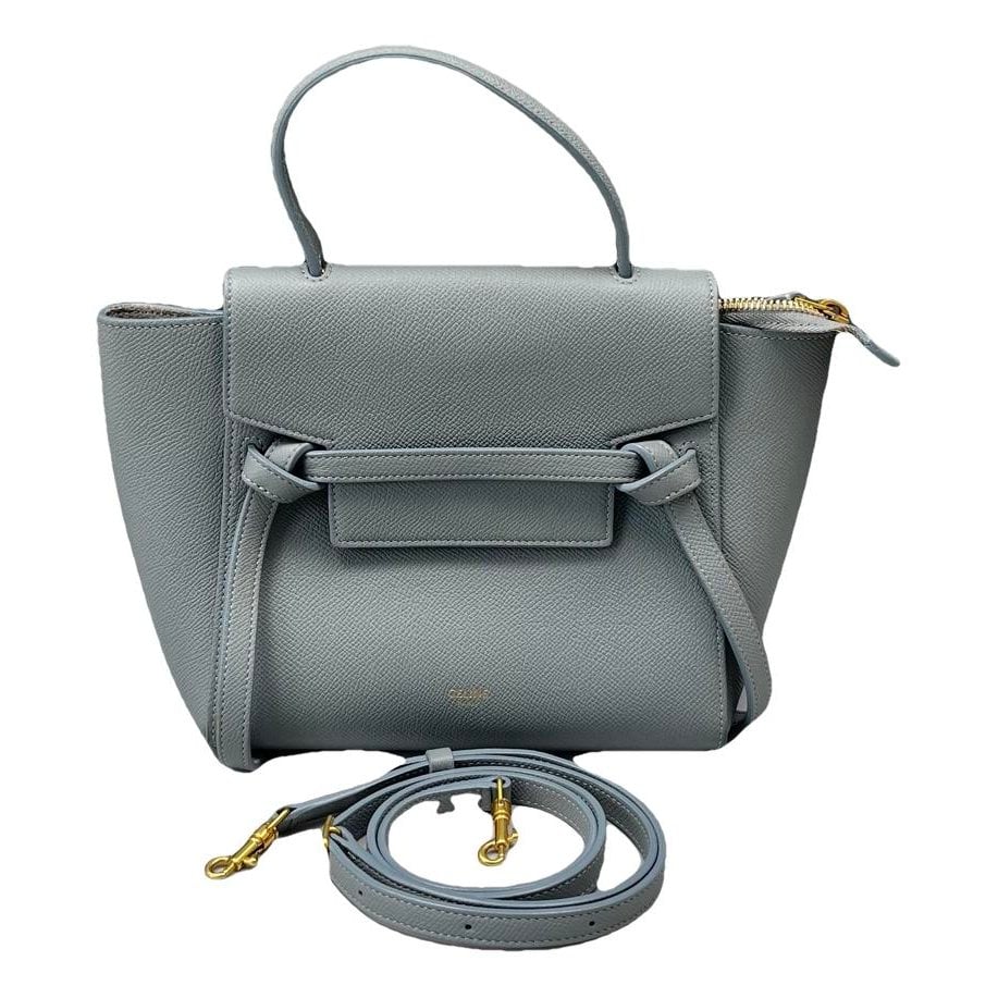 Belt leather handbag