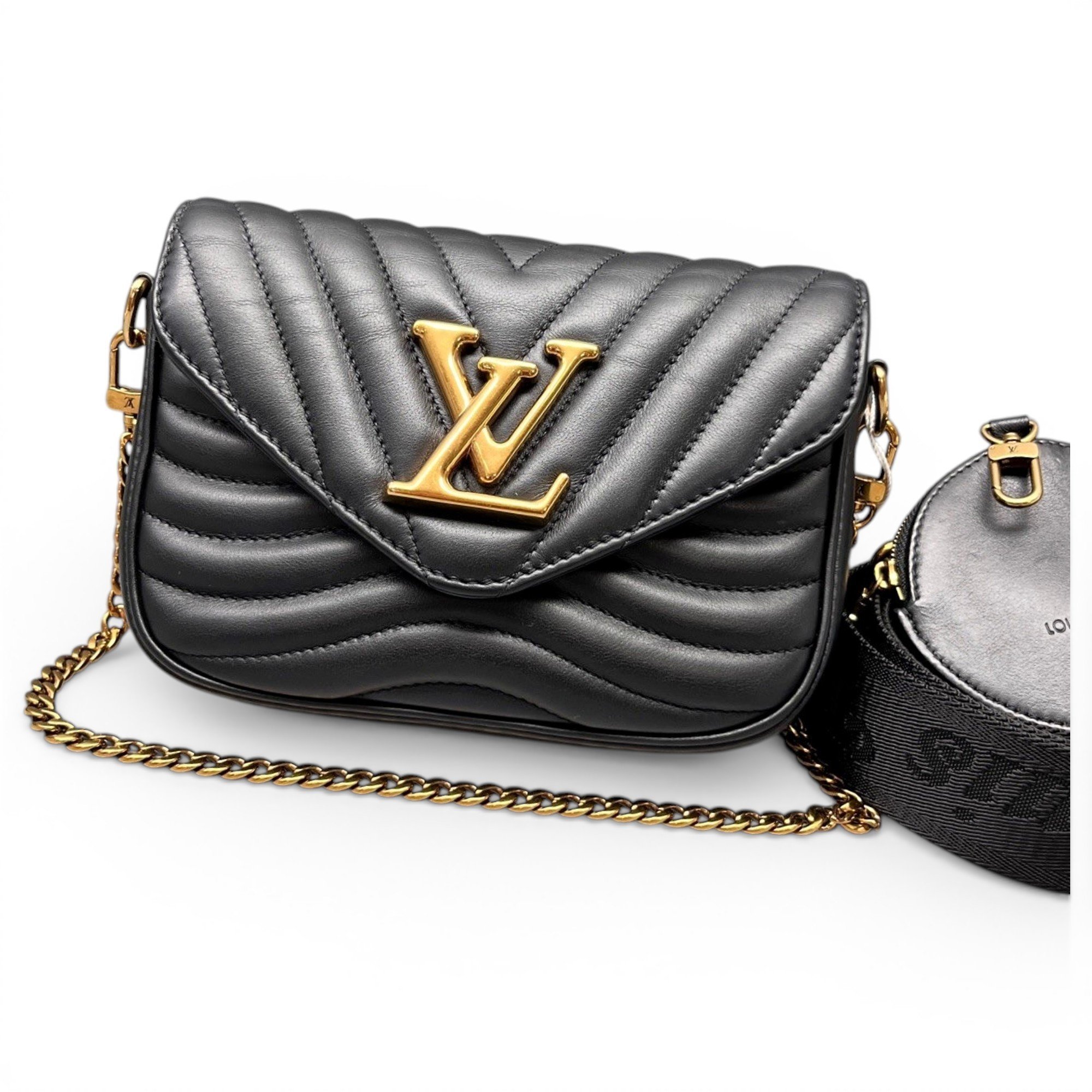 Multi-Pochette New Wave leather handbag