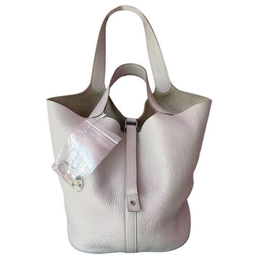 Picotin leather handbag
