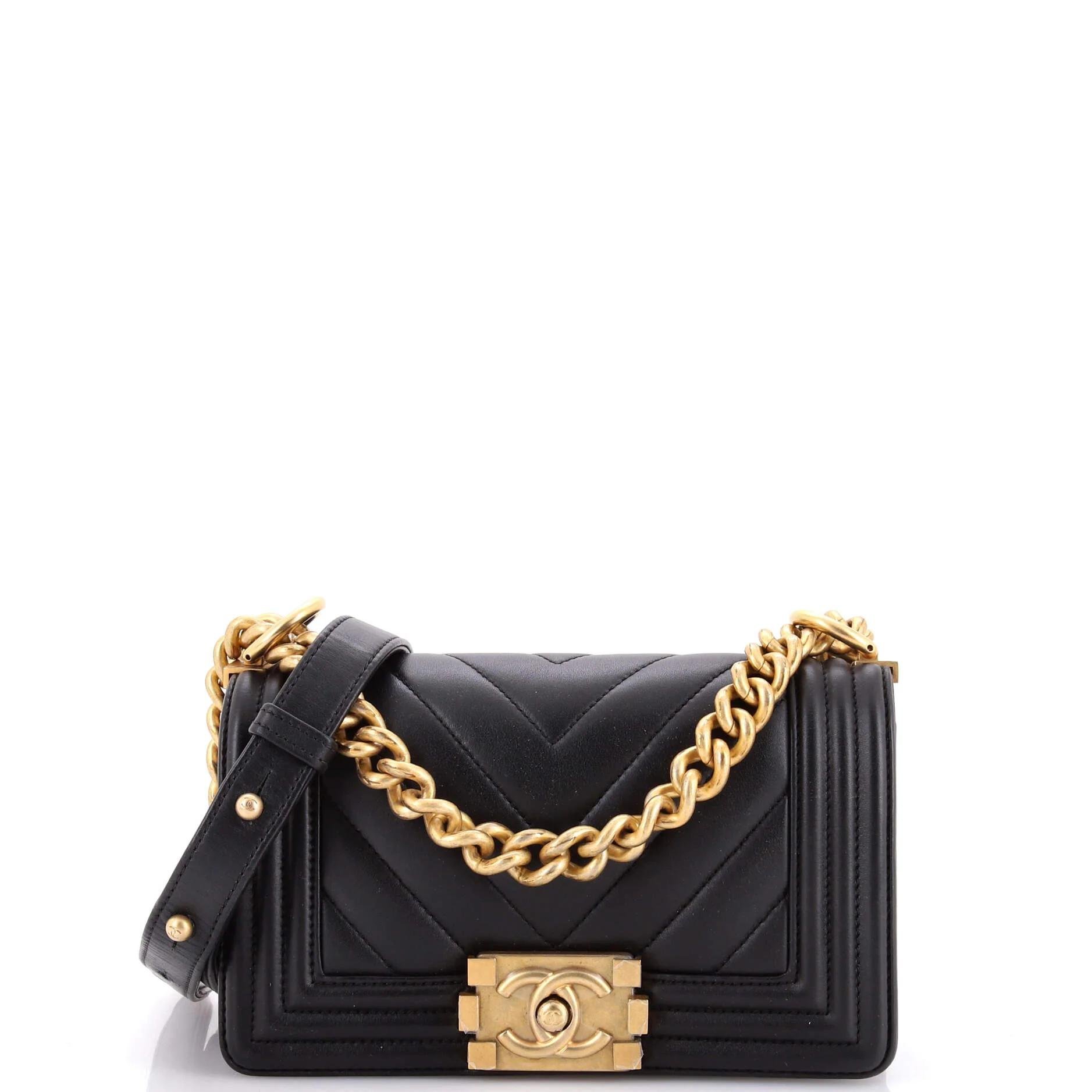 Boy leather crossbody bag