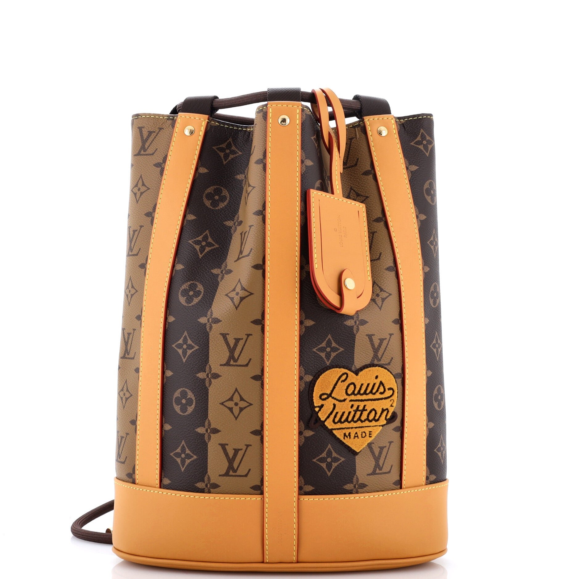 Nigo Randonnee Backpack Limited Edition Stripes Monogram Canvas