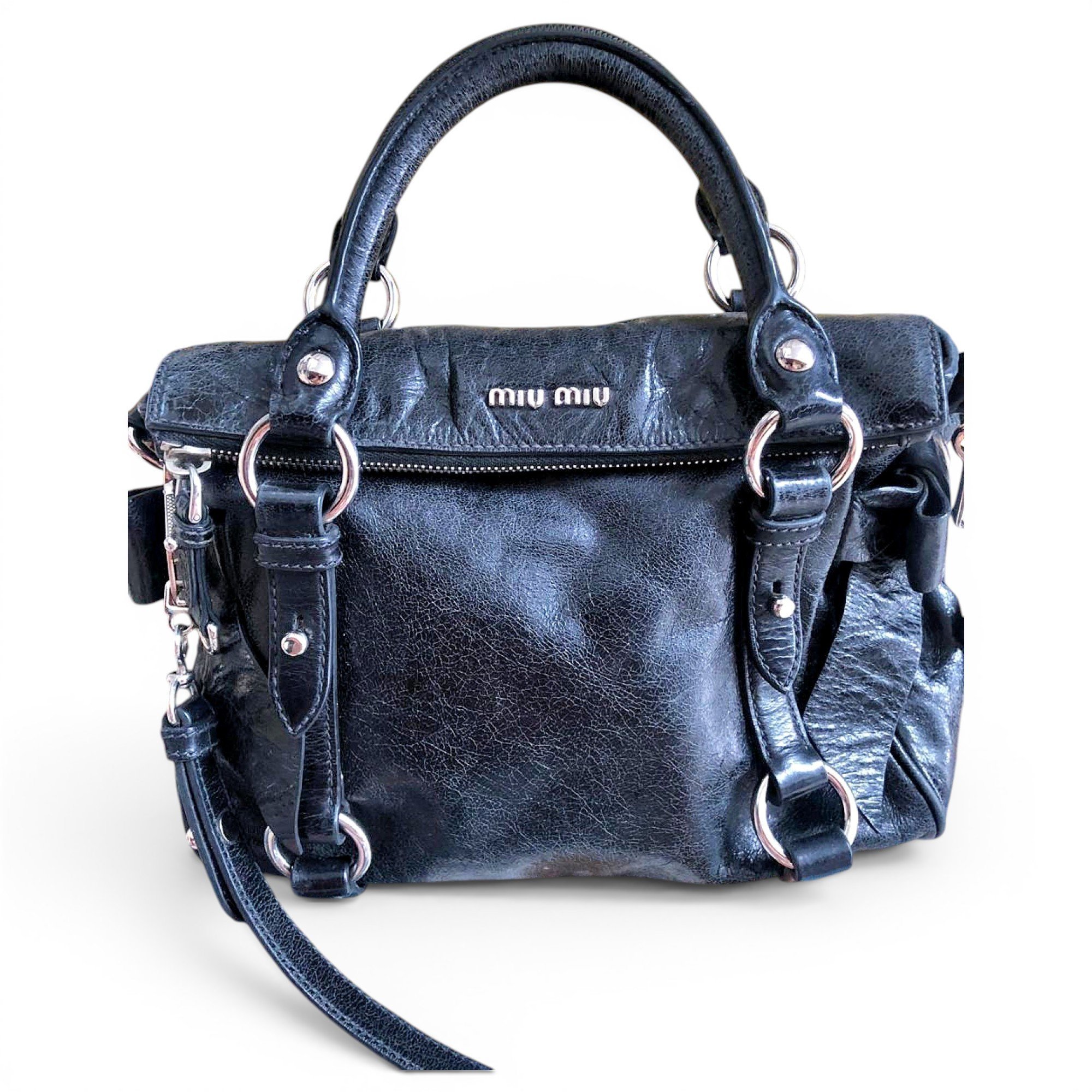Miu Miu Bow bag leather handbag